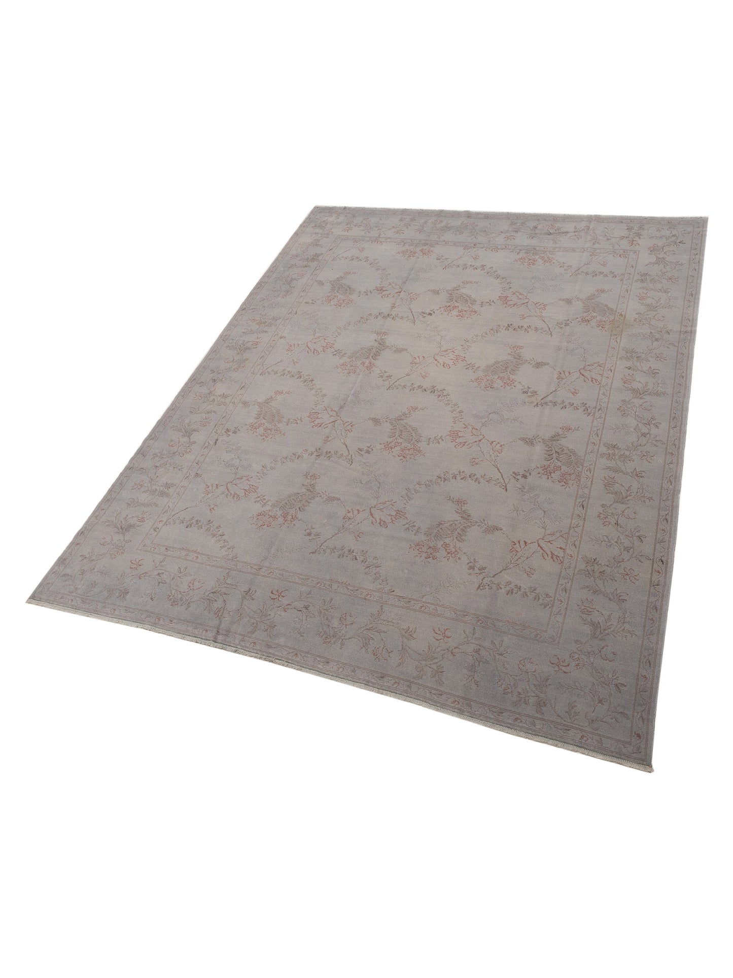 Andalusia 107526 Light Gray 9.2x11.10 Hand Knotted Rug