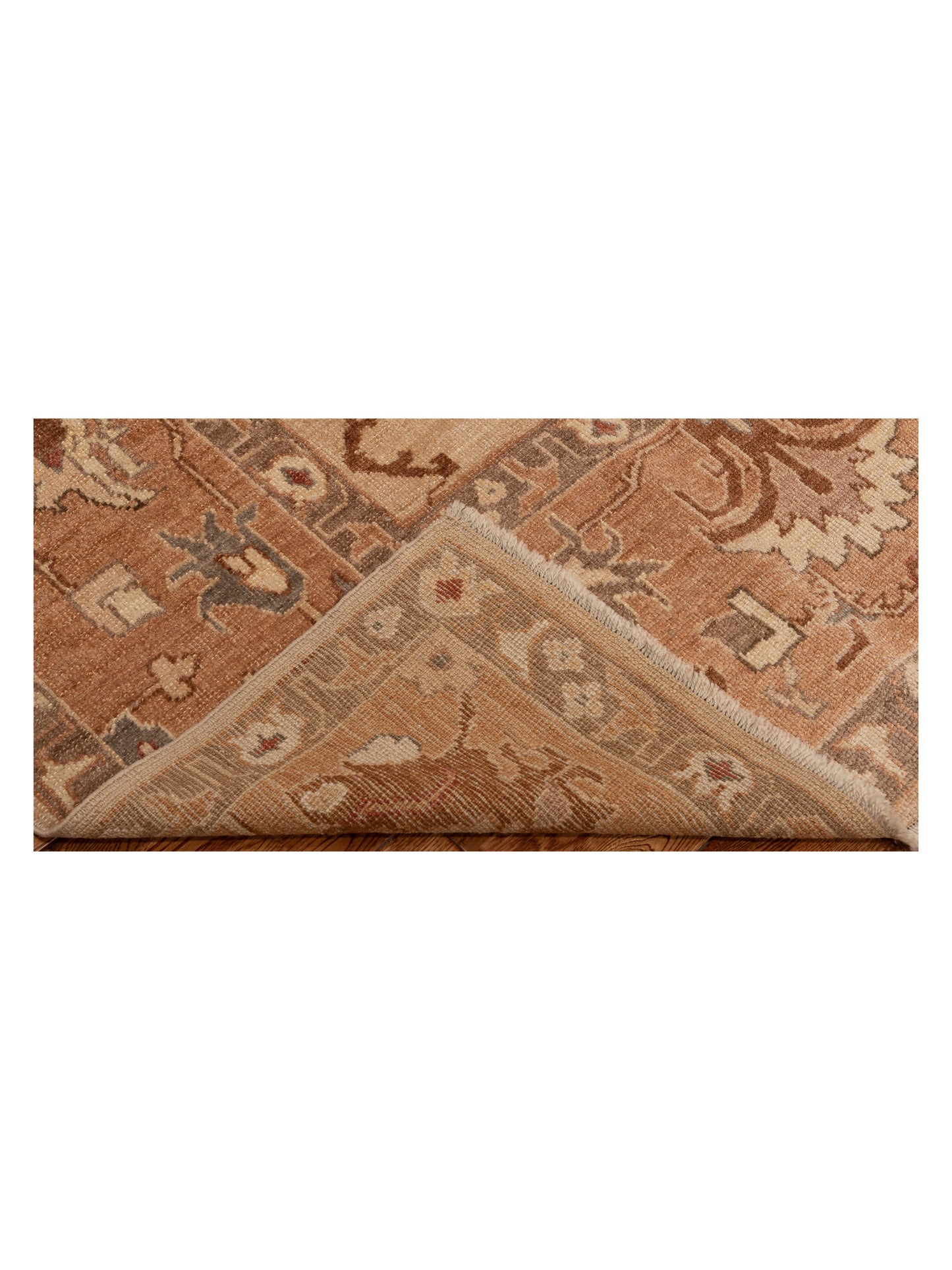 Angora Oushak 108101 Ivory Gold 9.9x13.8 Hand Knotted Rug
