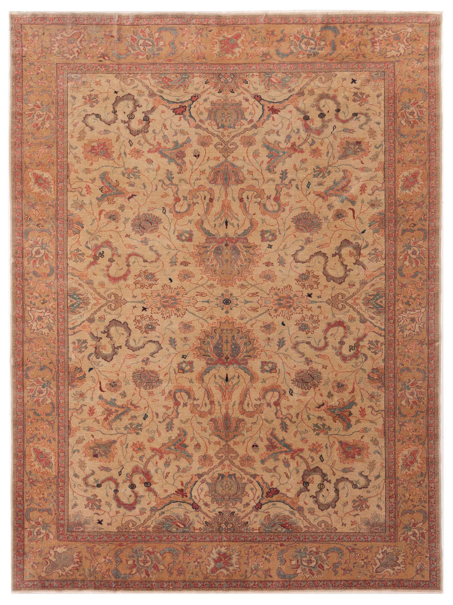 Pasha Antique Loom Beige Gold Traditional