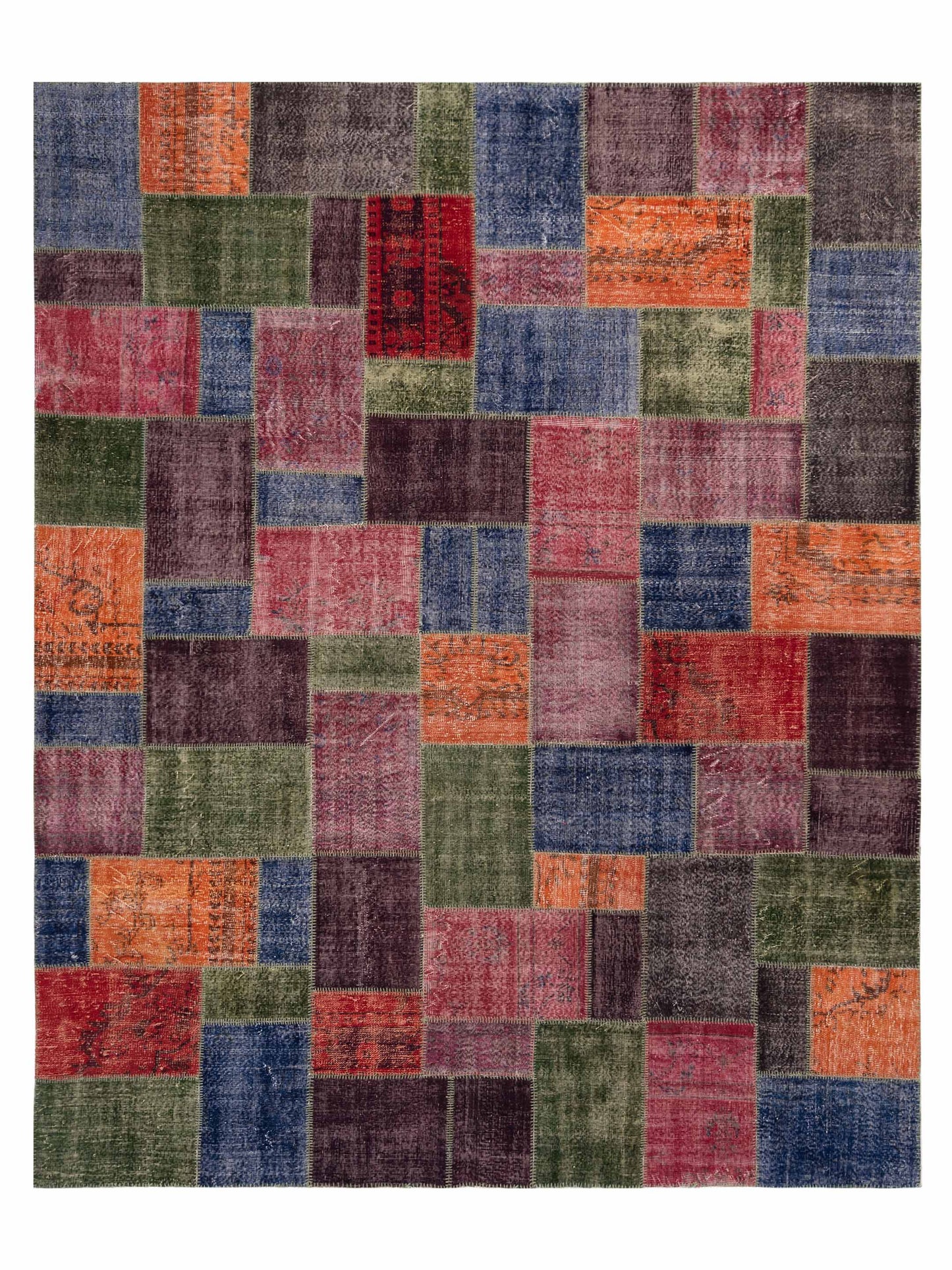 Pasha Turkish Vestige Patchwork Multi Contemporary