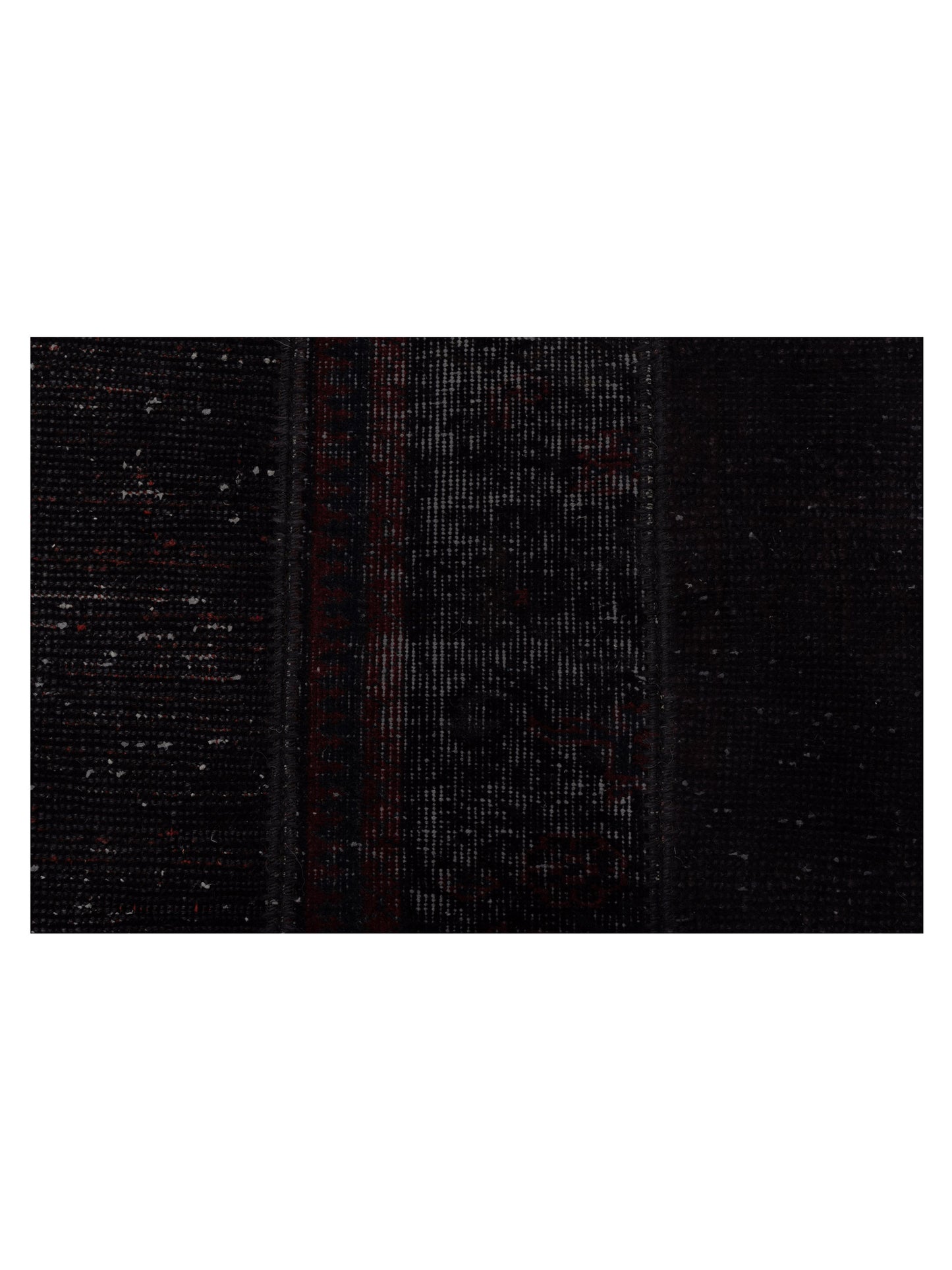 Turkish Vestige Patchwork 110143 Black 10x13.4 Hand Knotted Rug