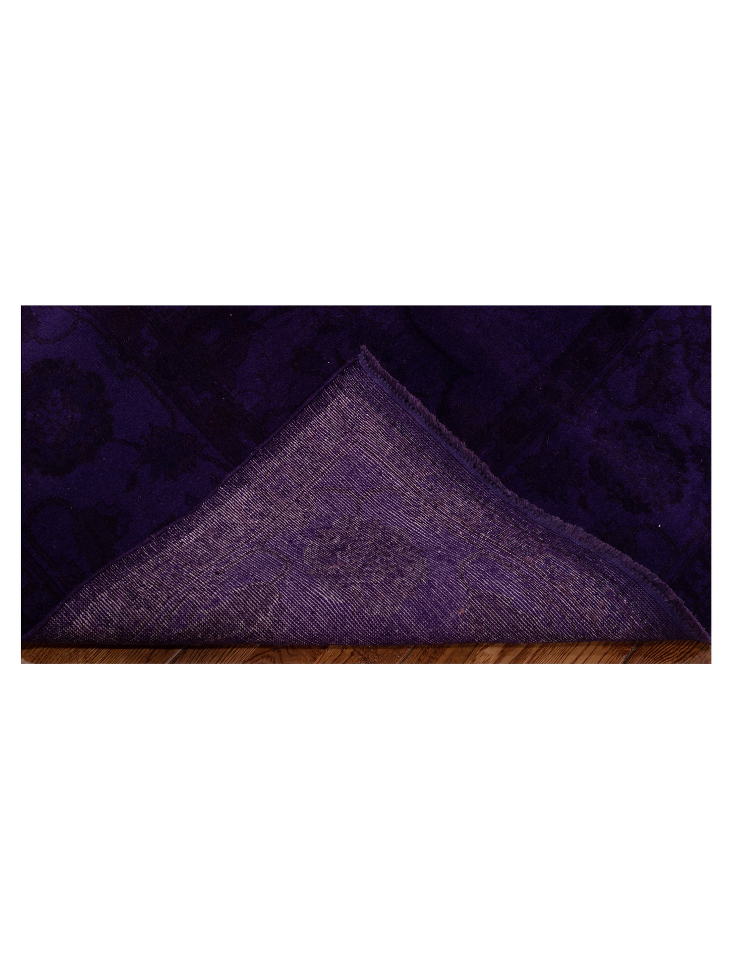 Vintage 110279 Purple 8.1x9.10 Hand Knotted Rug