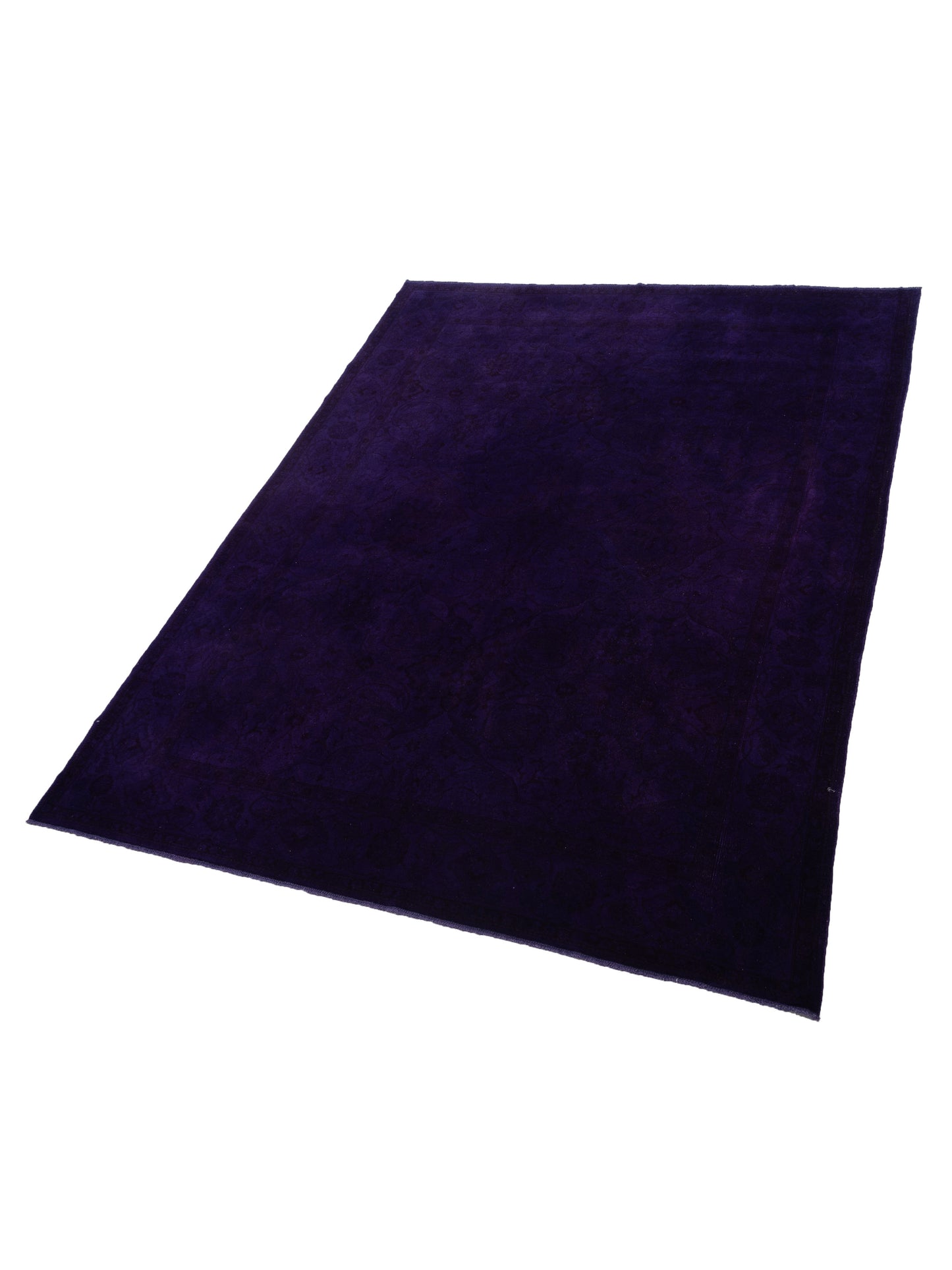 Vintage 110296 Purple 9x11.10 Hand Knotted Rug