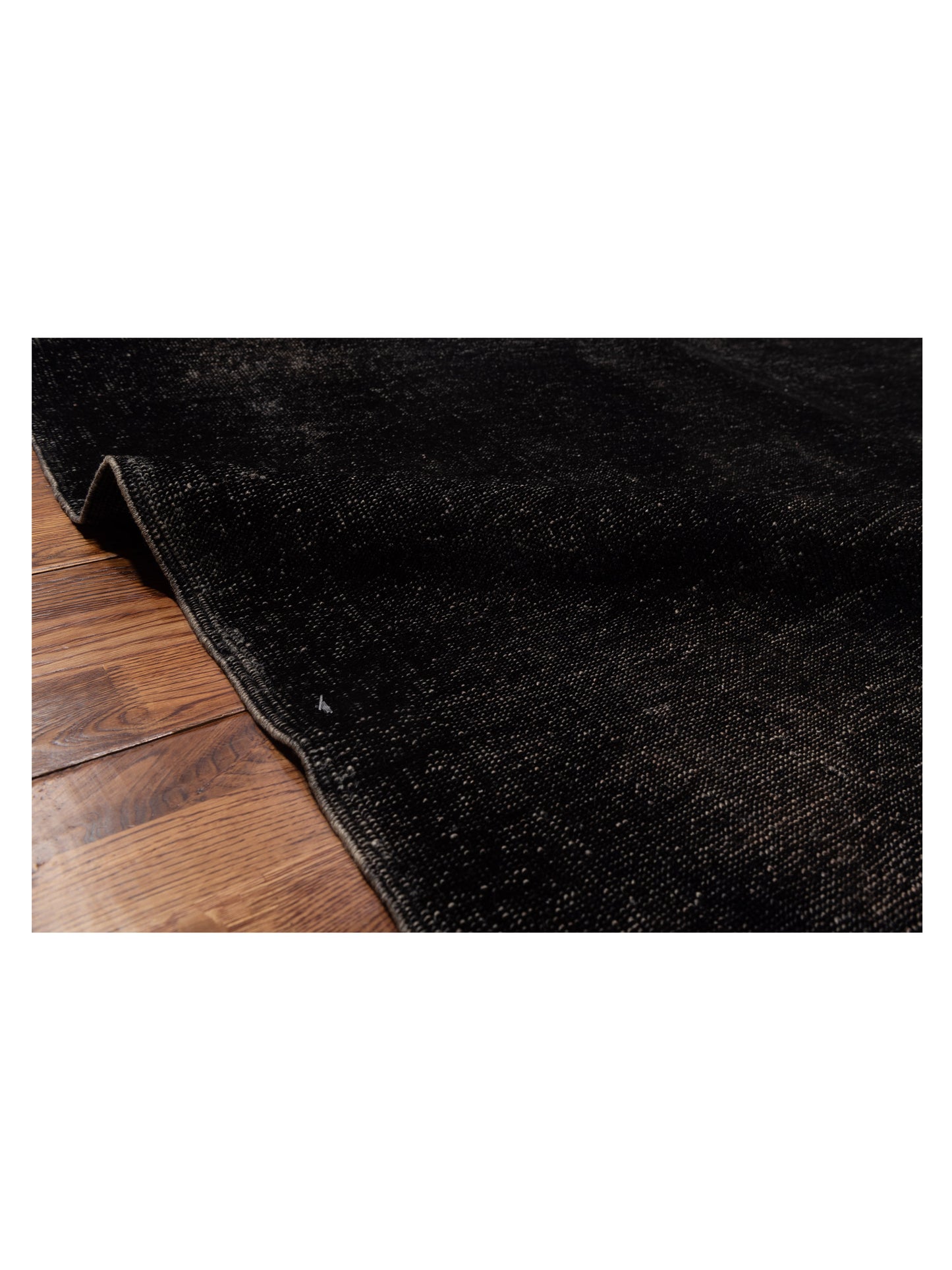Vintage 110330 Black 8.11x10.4 Hand Knotted Rug