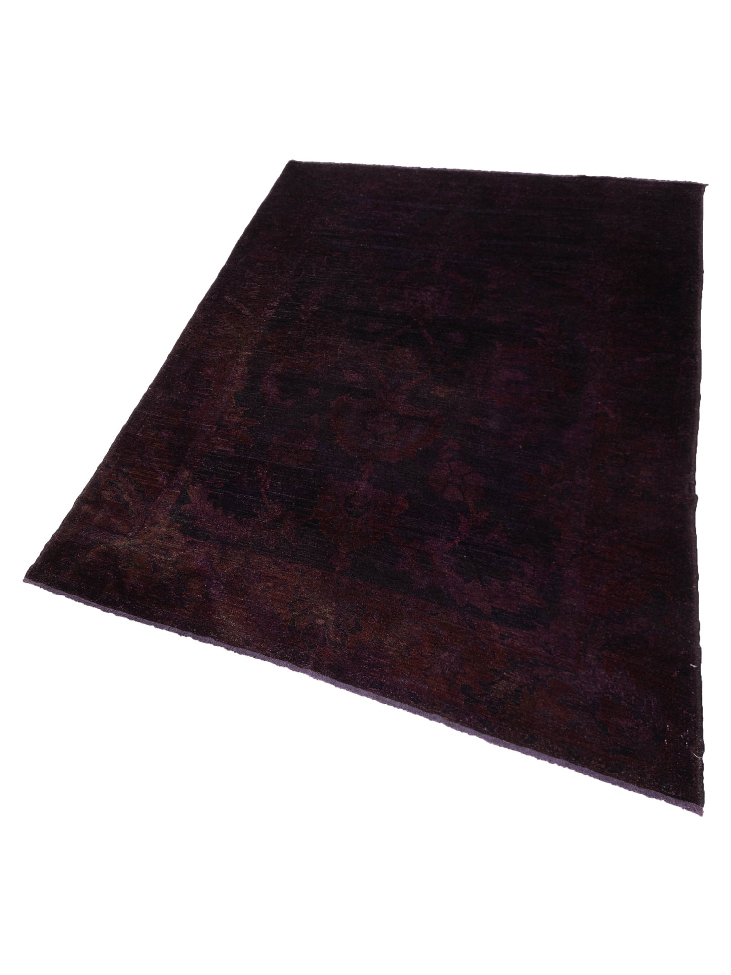 Vintage 110332 Purple 7x9.10 Hand Knotted Rug