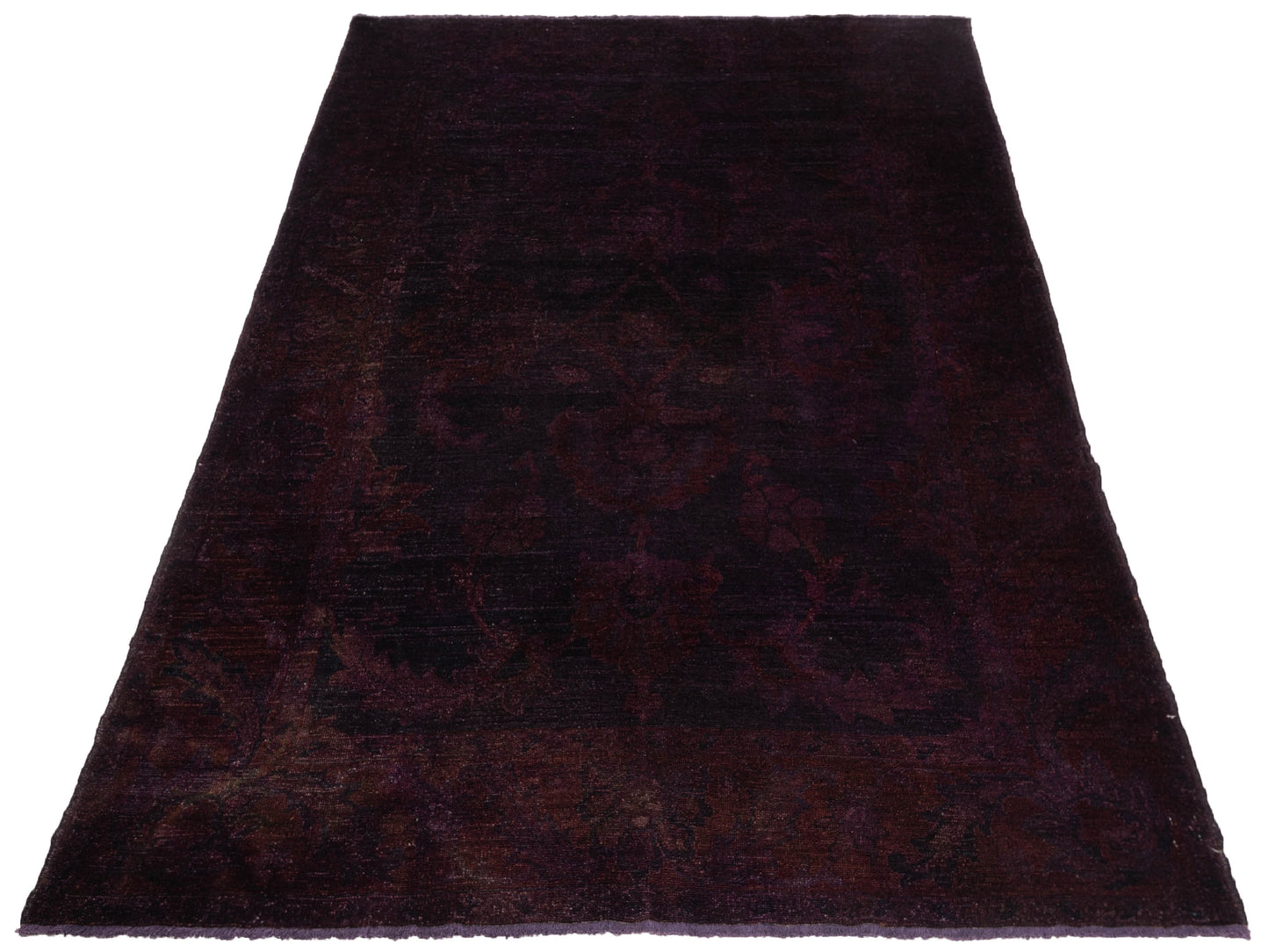 Vintage 110332 Purple 7x9.10 Hand Knotted Rug