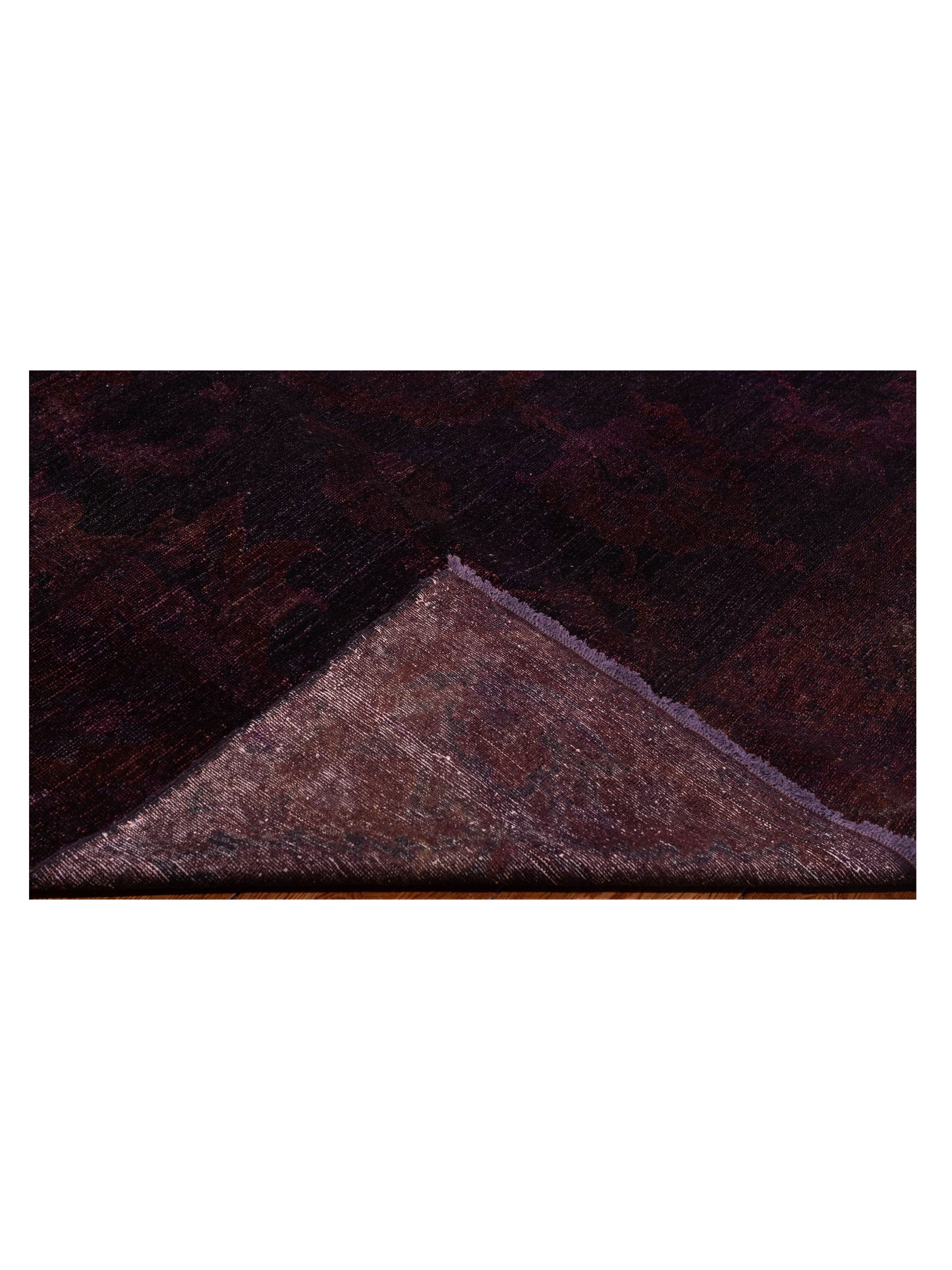 Vintage 110332 Purple 7x9.10 Hand Knotted Rug