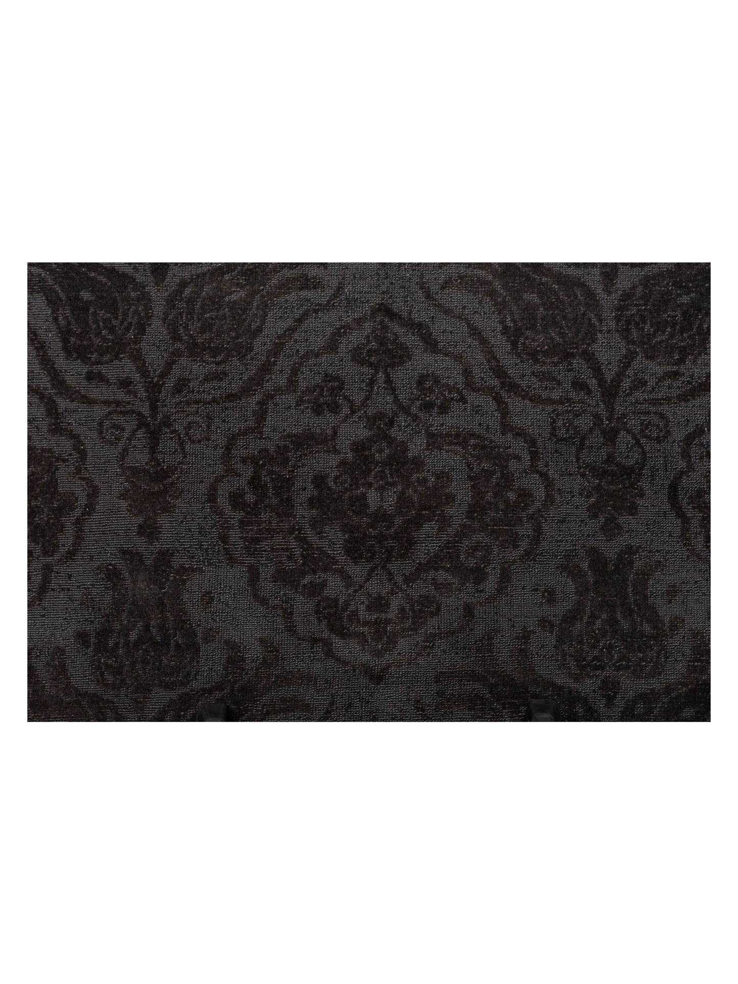 Color Bouquet 110461 Charcoal Charcoal 14.7x15.2 Hand Knotted Rug