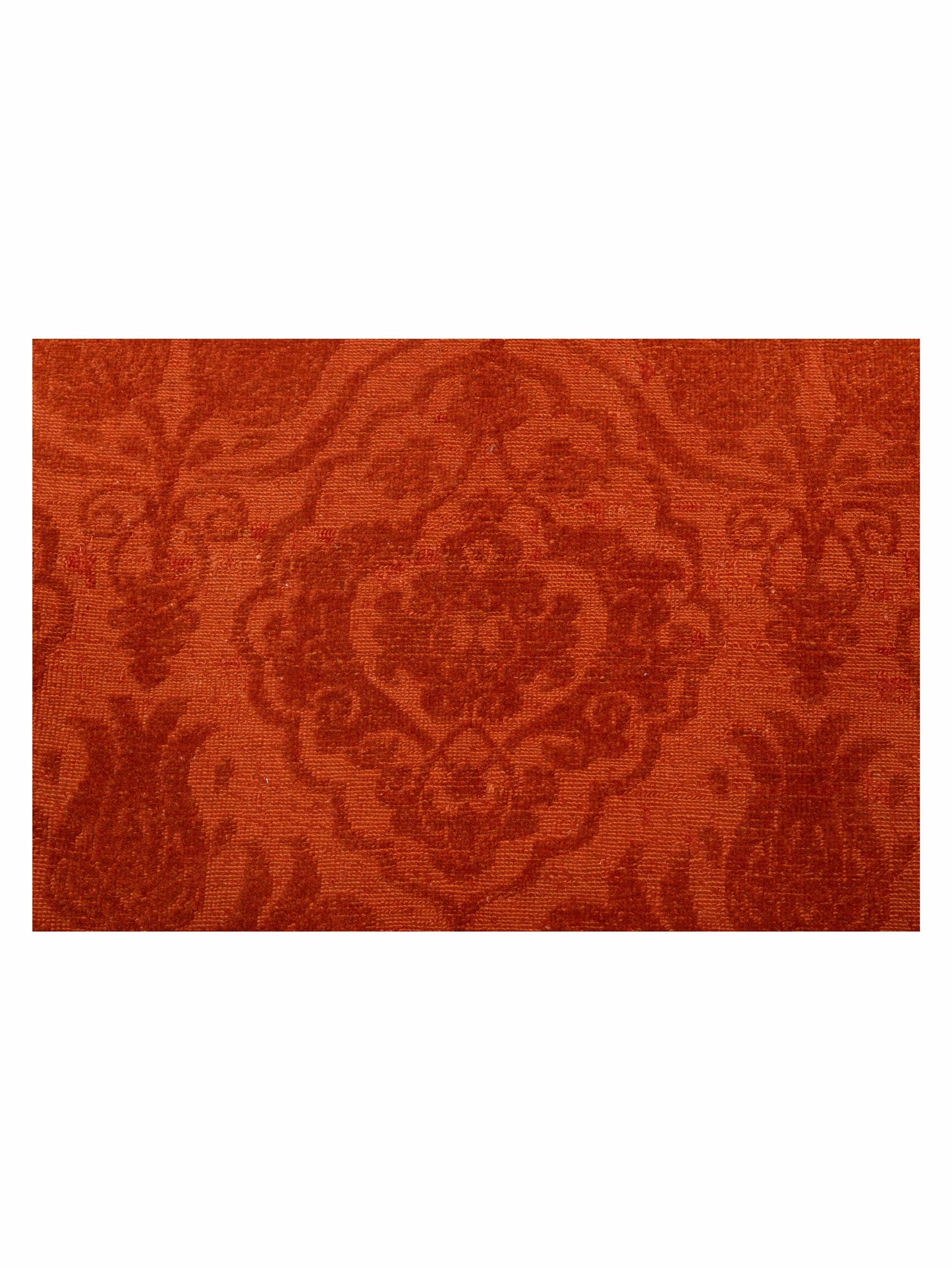 Color Bouquet 110462 Orange Orange 8.4x9.11 Hand Knotted Rug