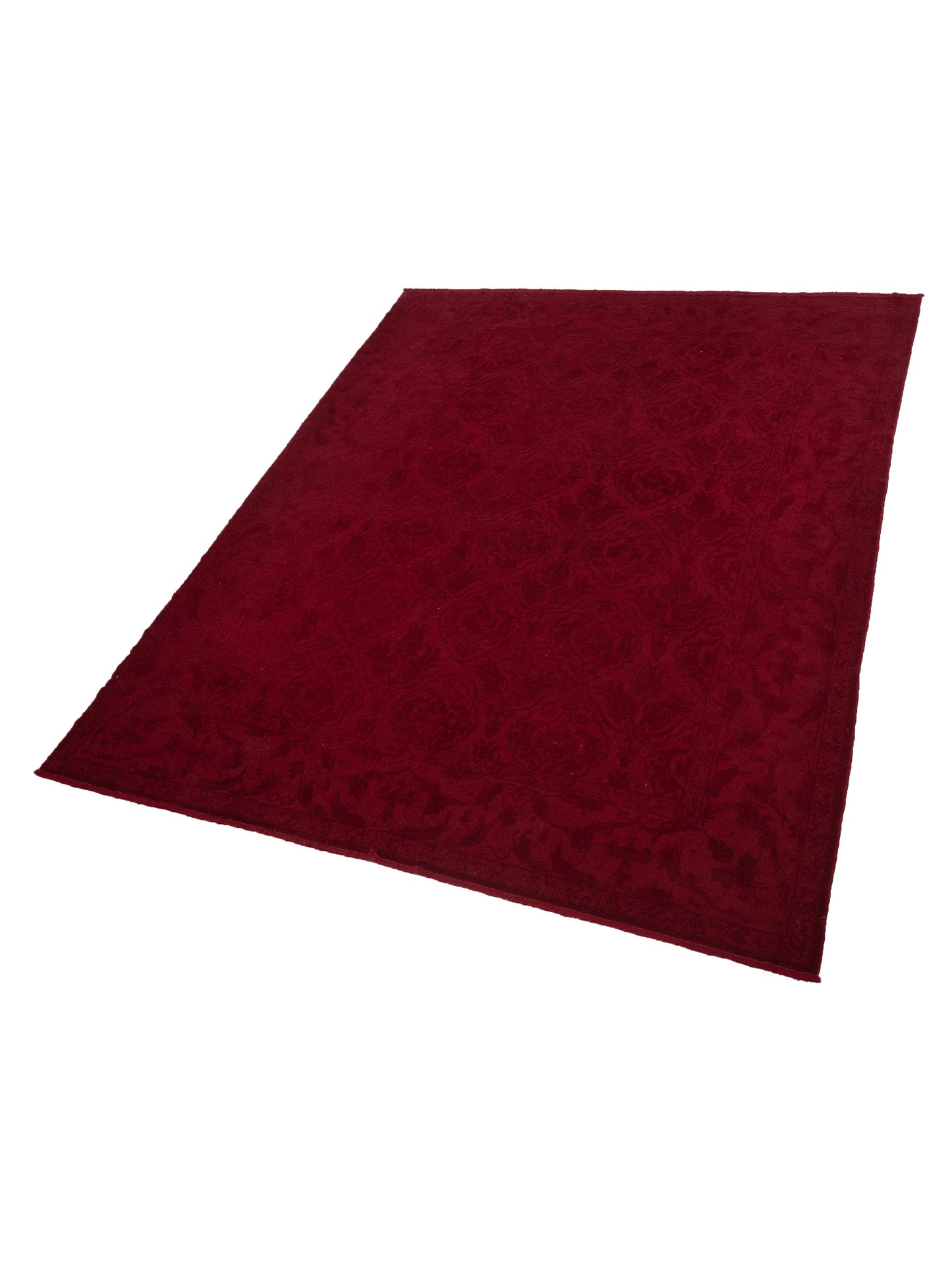 Color Bouquet 110465 Red Red 9.5x11.8 Hand Knotted Rug
