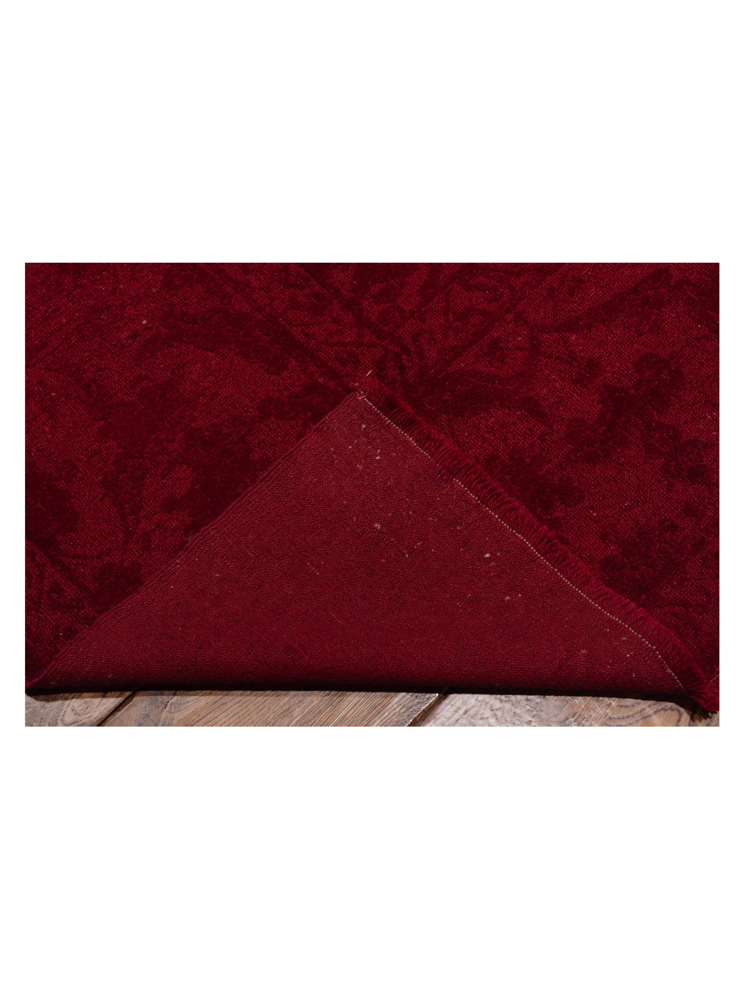Color Bouquet 110465 Red Red 9.5x11.8 Hand Knotted Rug