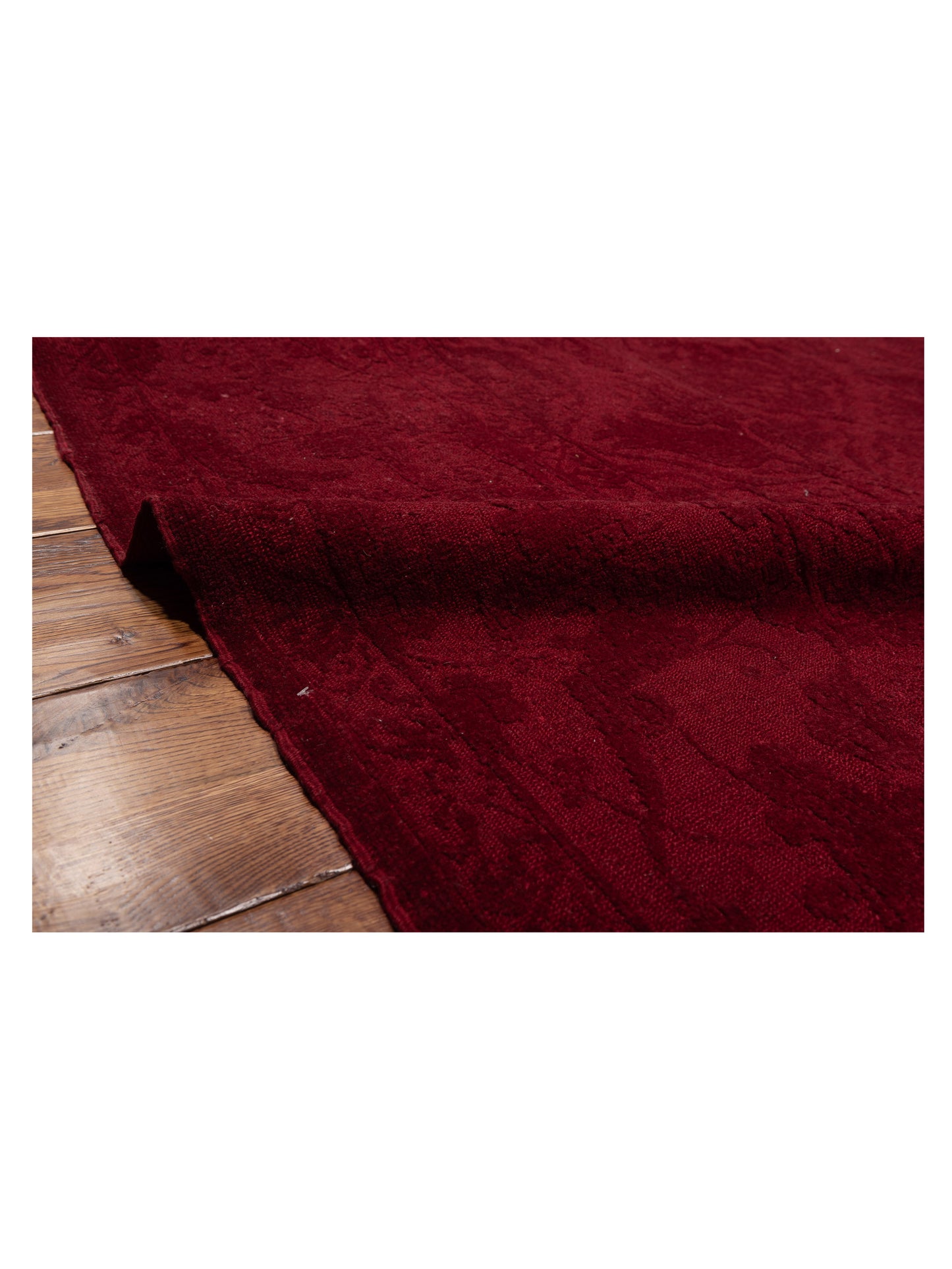 Color Bouquet 110465 Red Red 9.5x11.8 Hand Knotted Rug