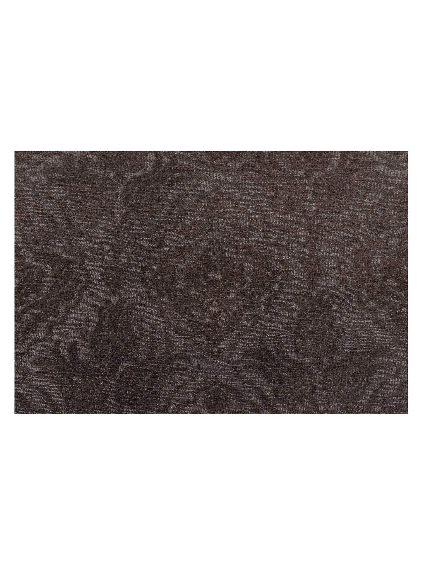 Color Bouquet 110471 Dark Gray Dark Gray 6.3x8.10 Hand Knotted Rug