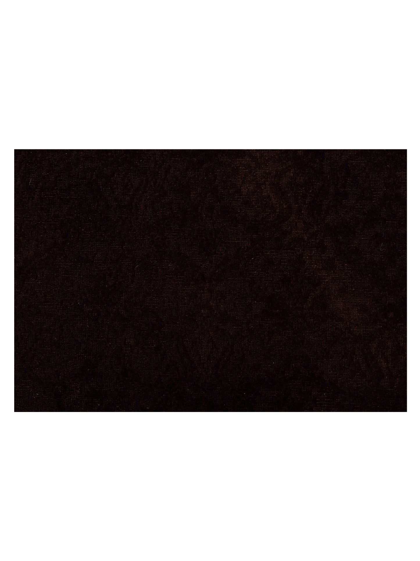 Color Bouquet 110477 Dark Brown Dark Brown 9.4x11.9 Hand Knotted Rug