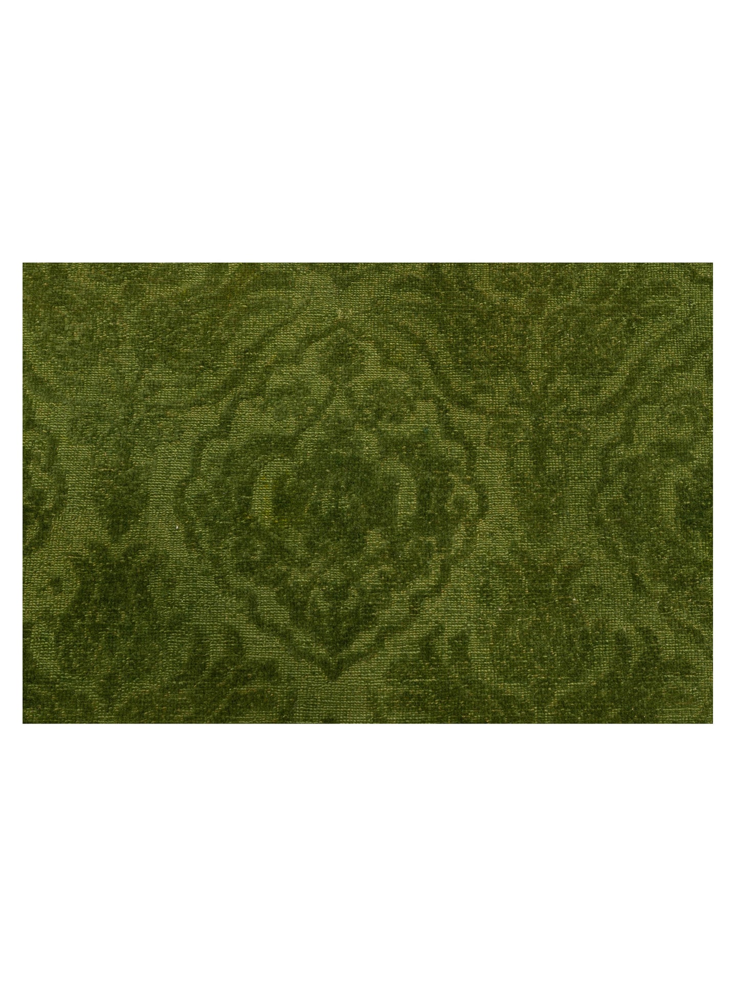 Color Bouquet 110479 Green Green 6.4x8.10 Hand Knotted Rug