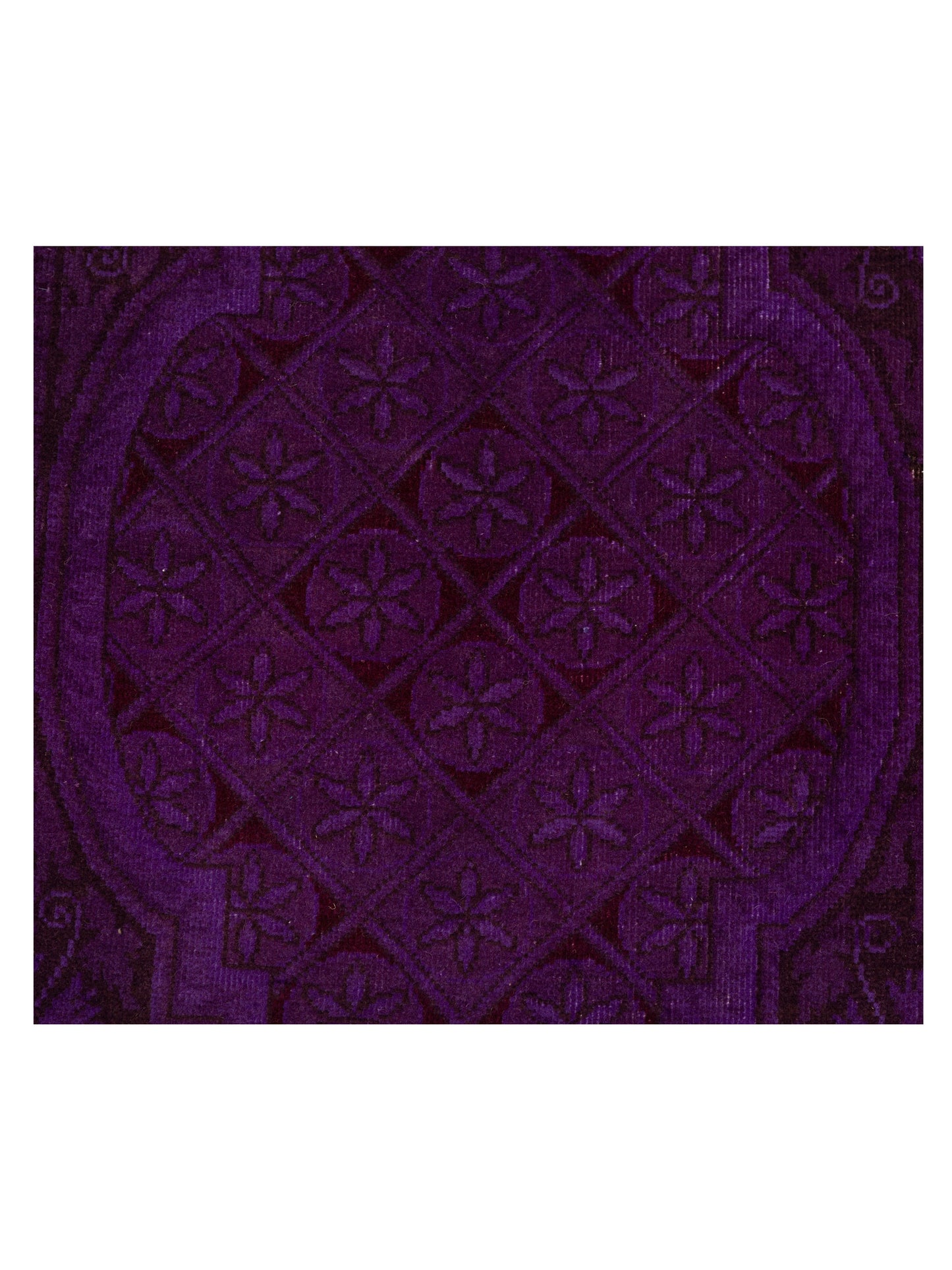 Vintage 110499 Purple 5.10x7.5 Hand Knotted Rug