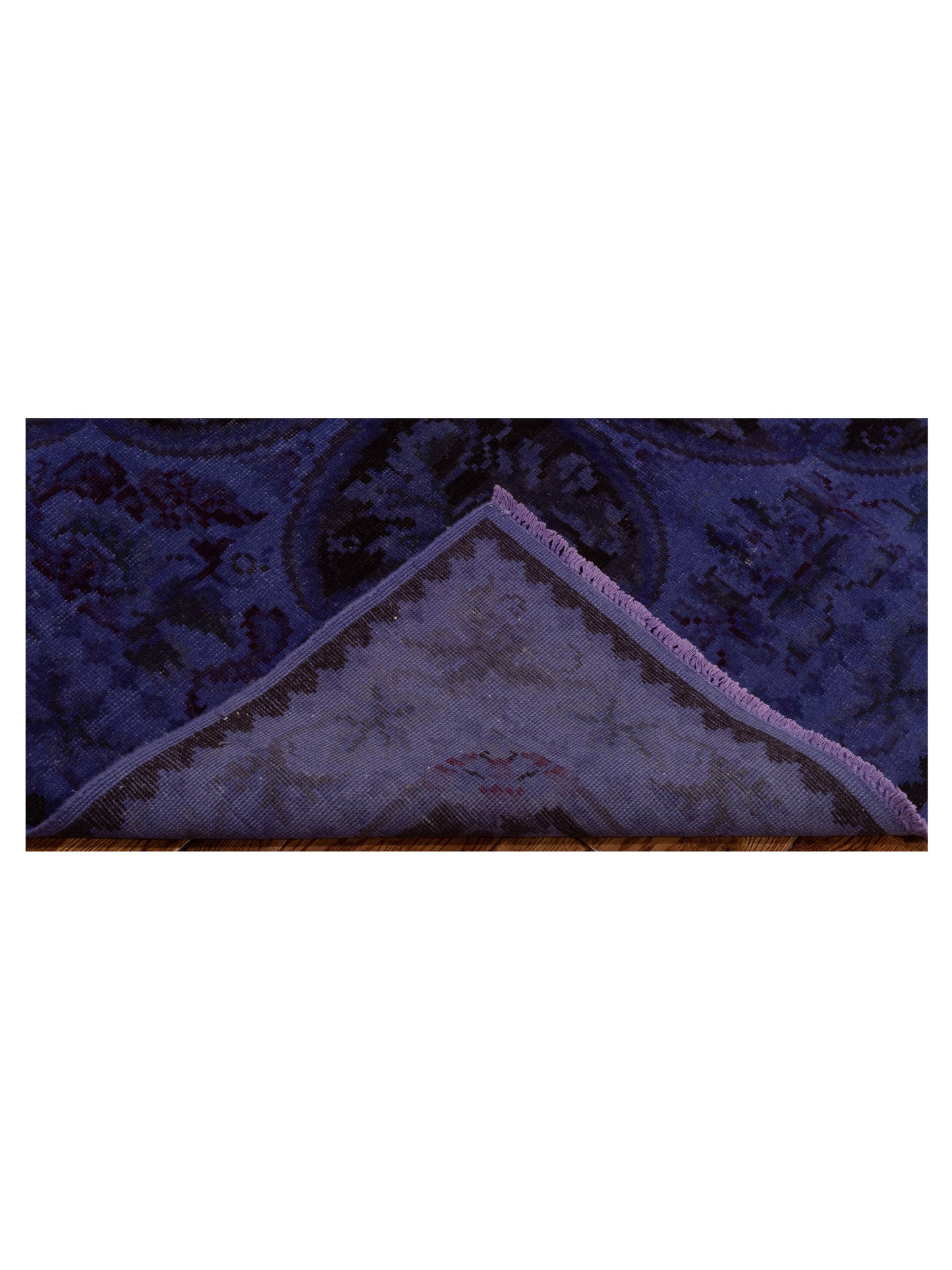 Vintage 110500 Purple 4.9x10 Hand Knotted Rug