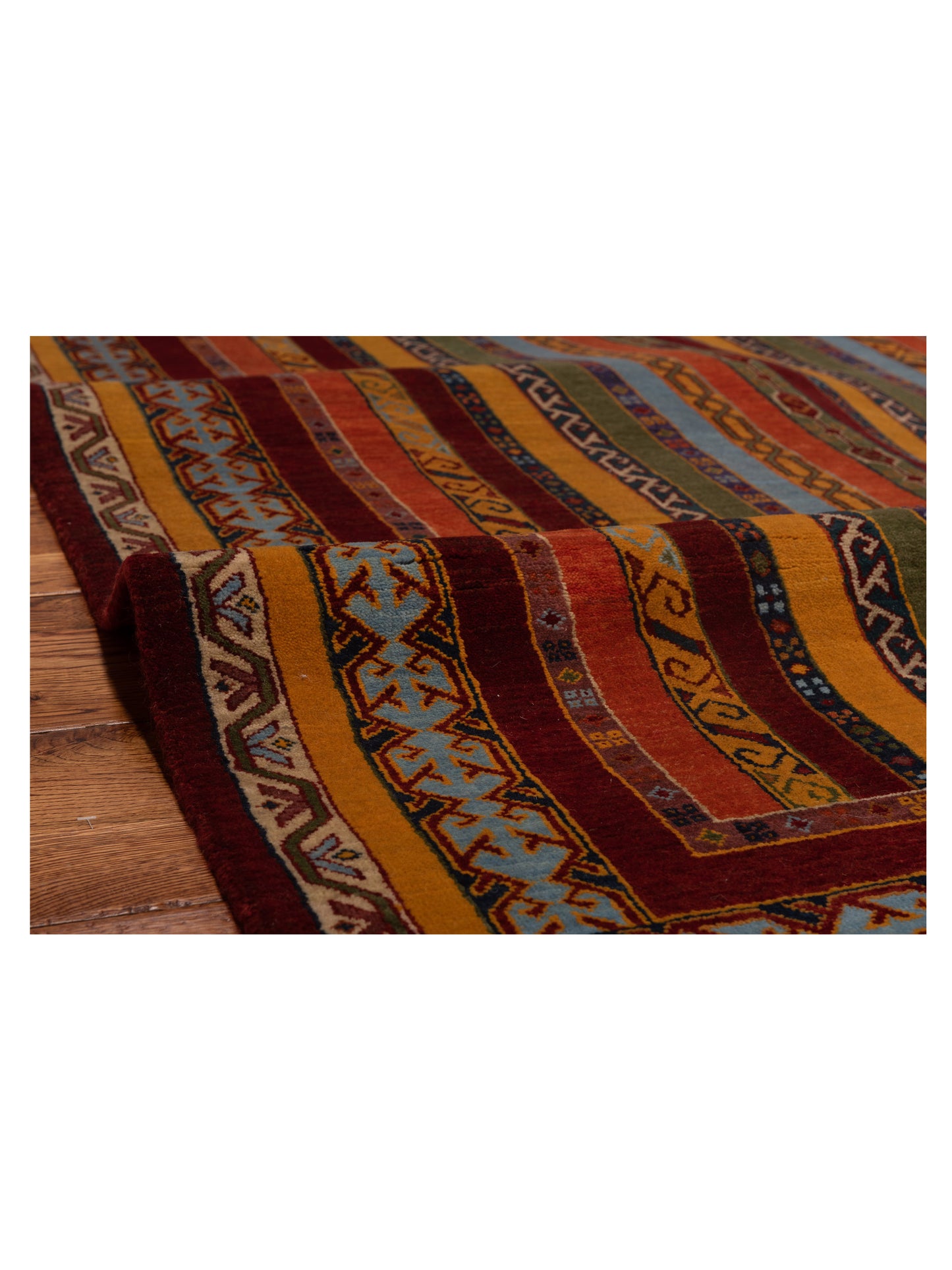 Shawl 110860 Multi 4.3x5.11 Hand Knotted Rug