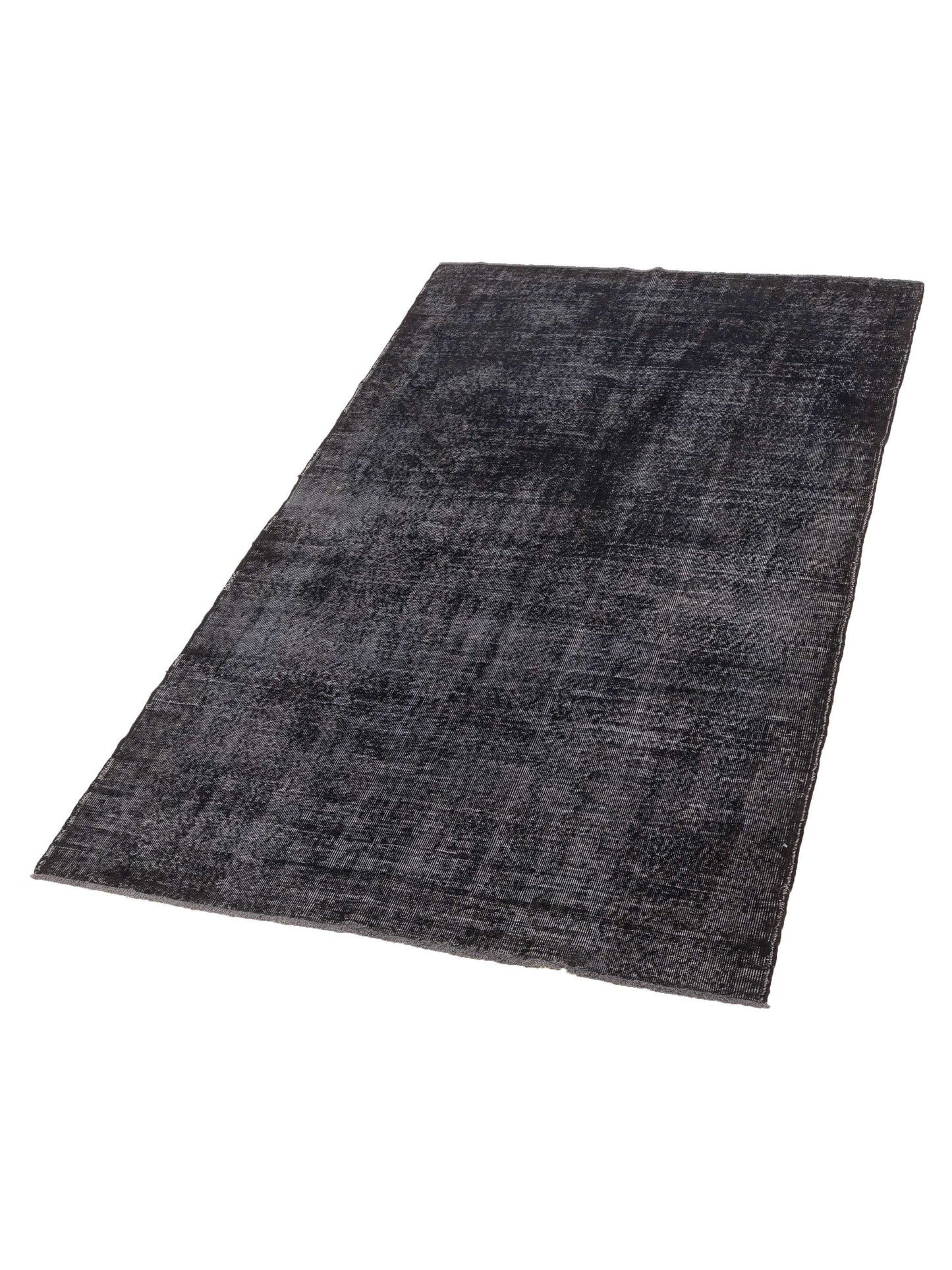Vintage 110968 Charcoal 5.10x9.2 Hand Knotted Rug