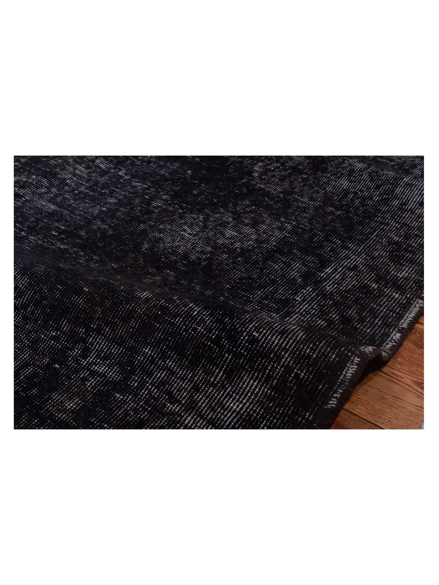 Vintage 110968 Charcoal 5.10x9.2 Hand Knotted Rug