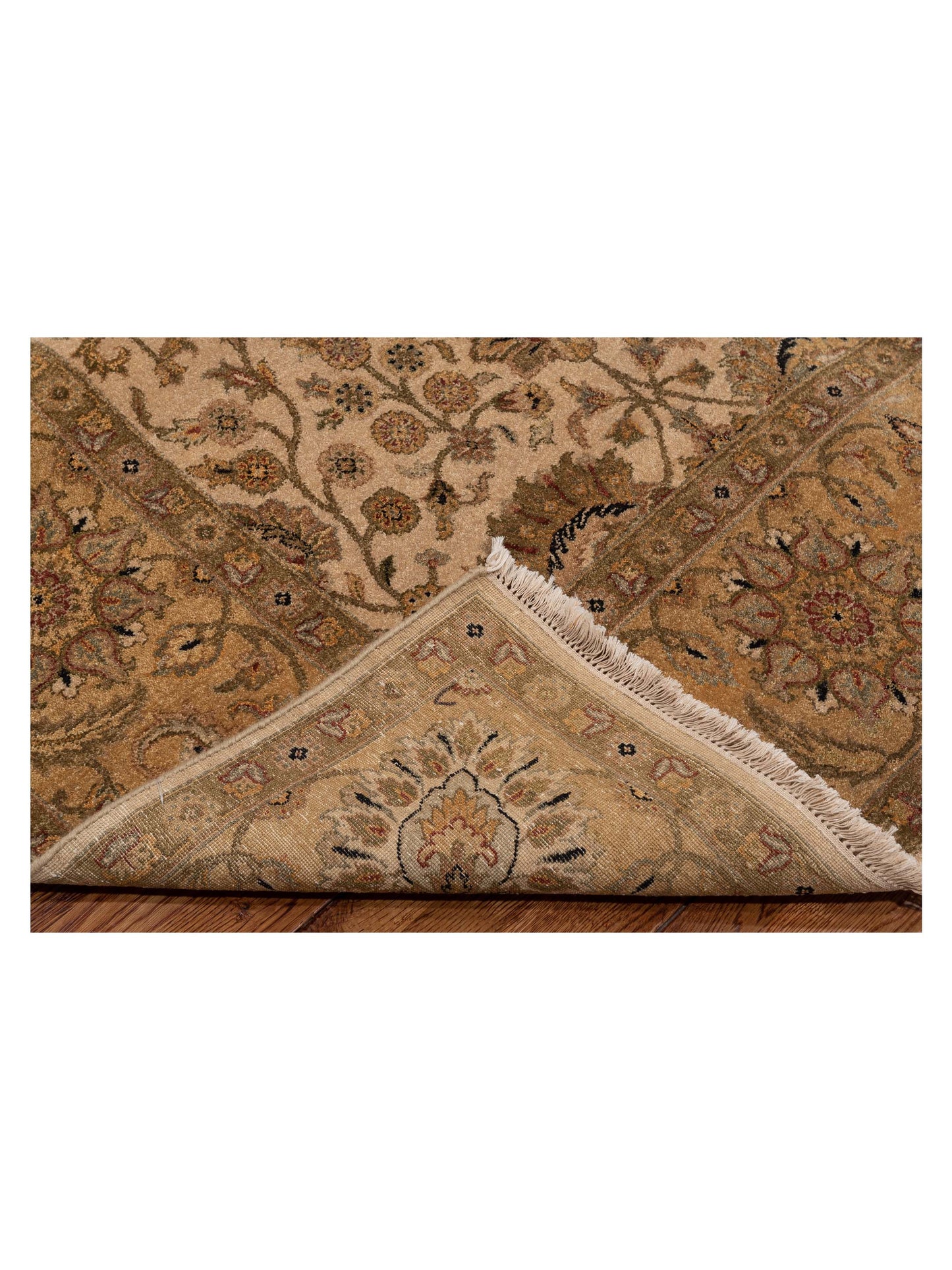 Haji Jalili 111256 Ivory Gold 7.5x11.3 Hand Knotted Rug