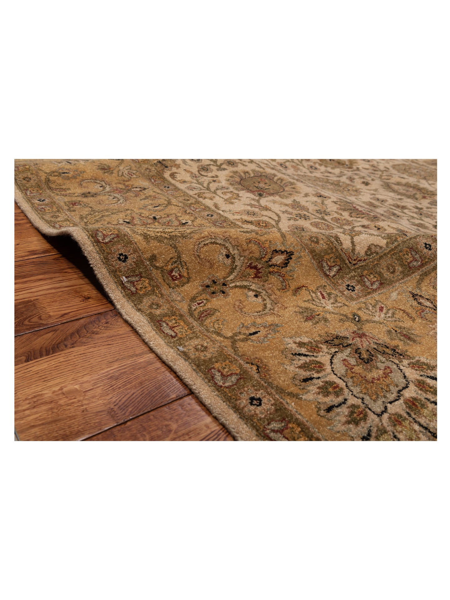 Haji Jalili 111256 Ivory Gold 7.5x11.3 Hand Knotted Rug