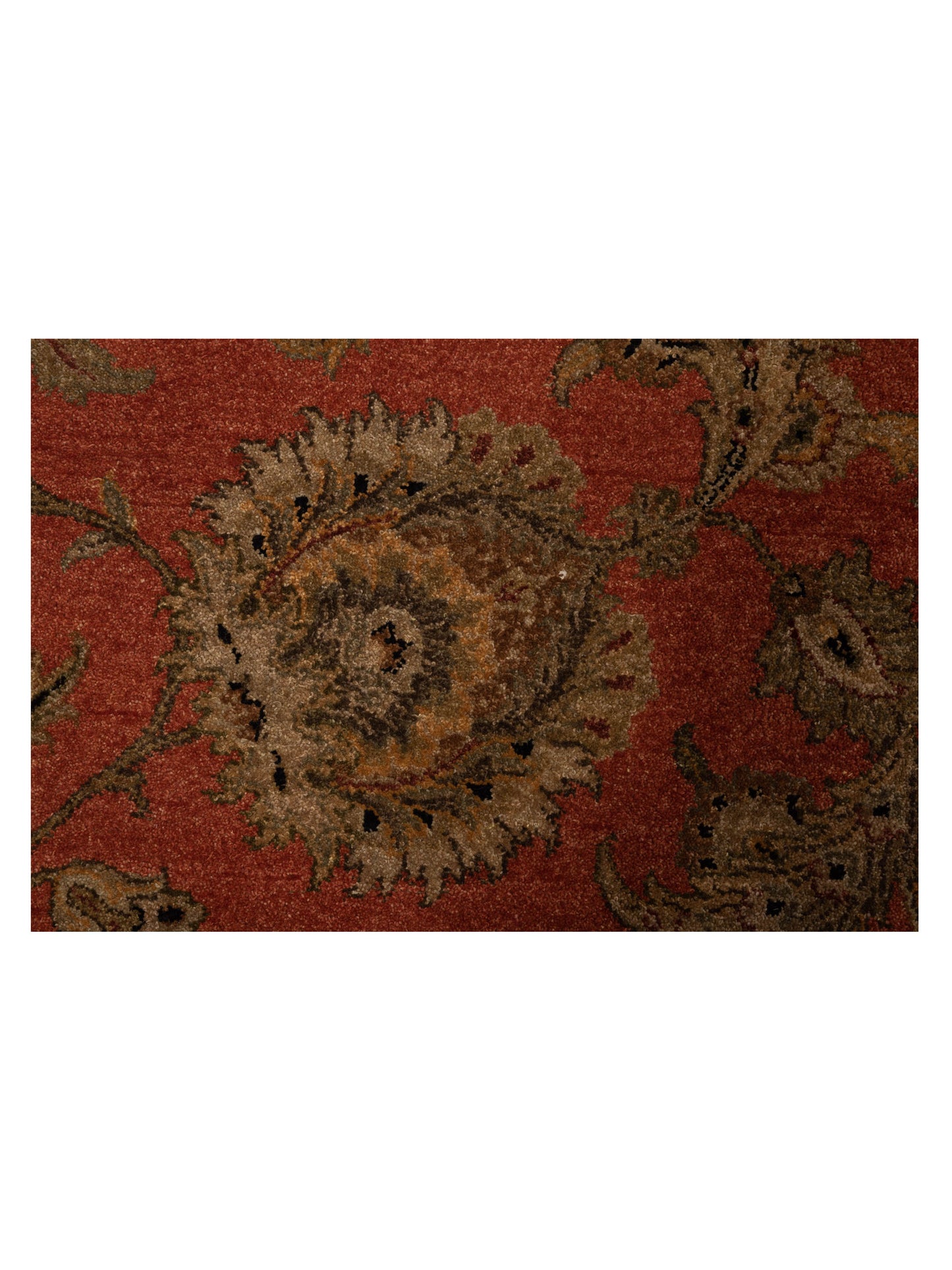 Haji Jalili 111258 Orange Ivory 8.2x10.3 Hand Knotted Rug