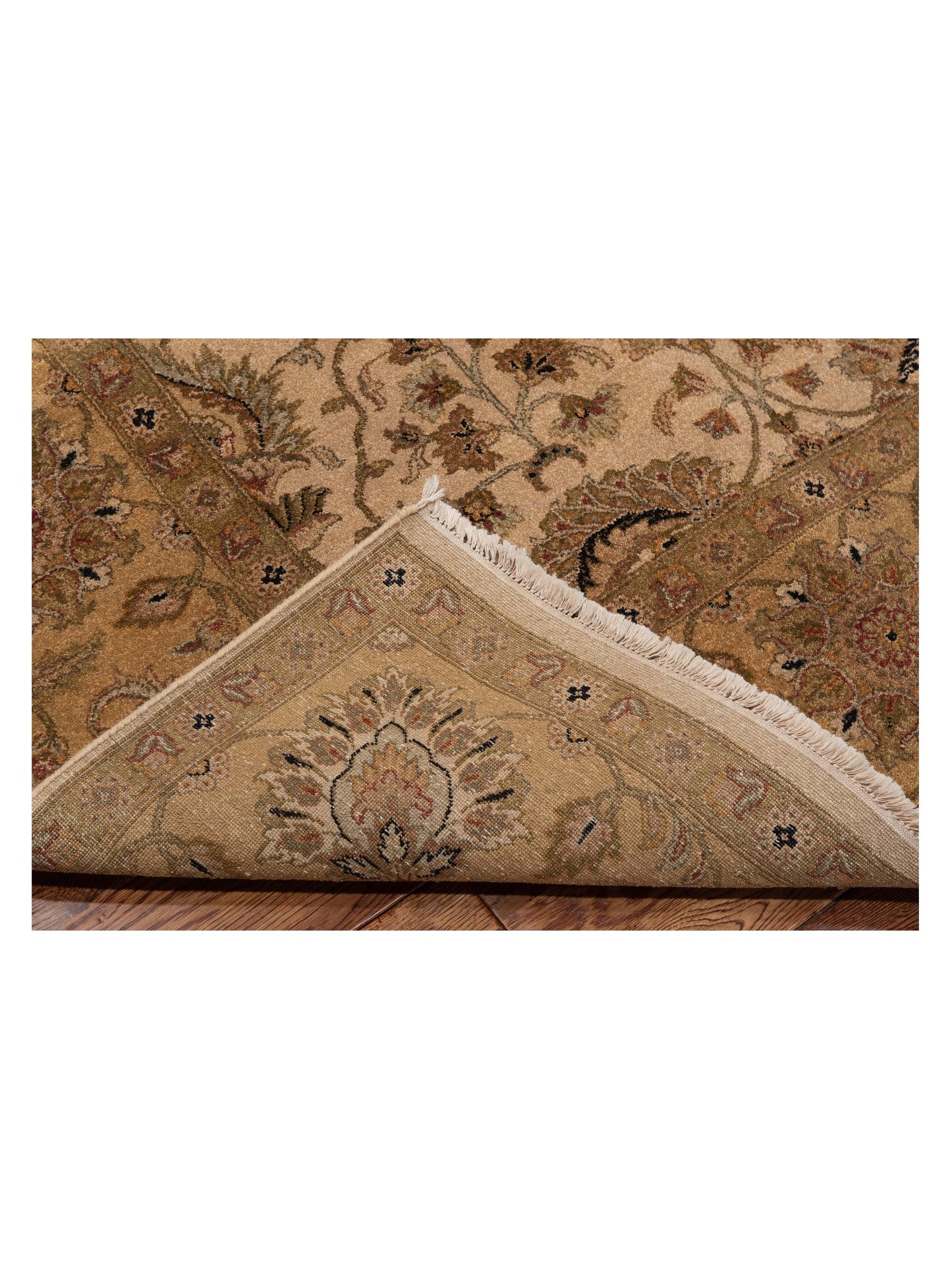 Haji Jalili 111260 Ivory Gold 8.2x10.3 Hand Knotted Rug