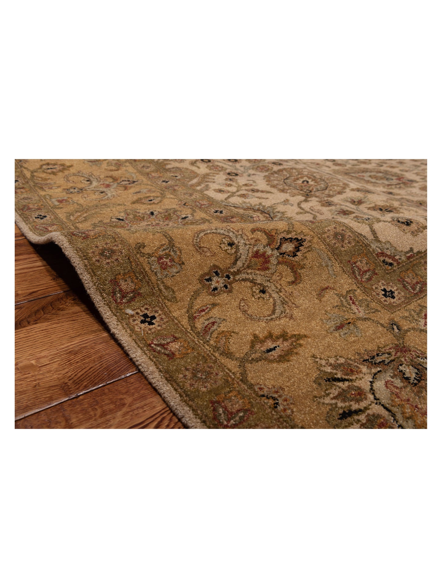 Haji Jalili 111260 Ivory Gold 8.2x10.3 Hand Knotted Rug