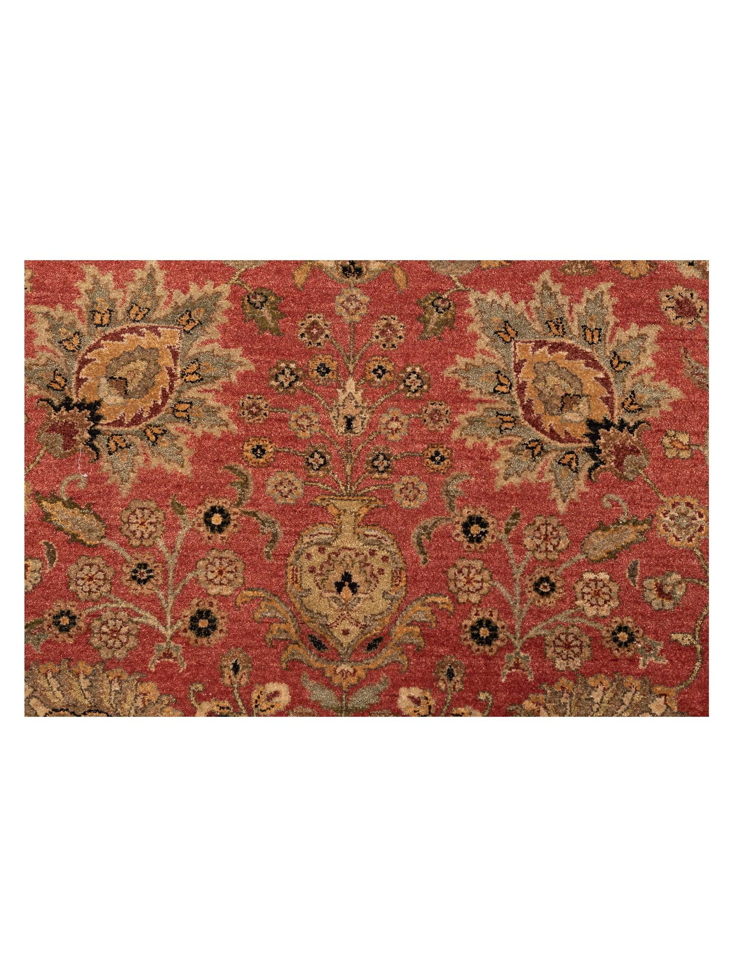 Haji Jalili 111263 Rust Ivory 8.11x12.6 Hand Knotted Rug