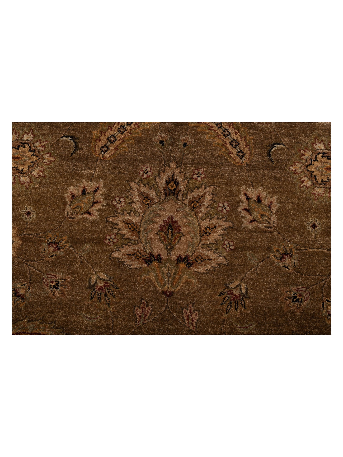 Haji Jalili 111264 Tobacco Ivory 7.8x11.1 Hand Knotted Rug