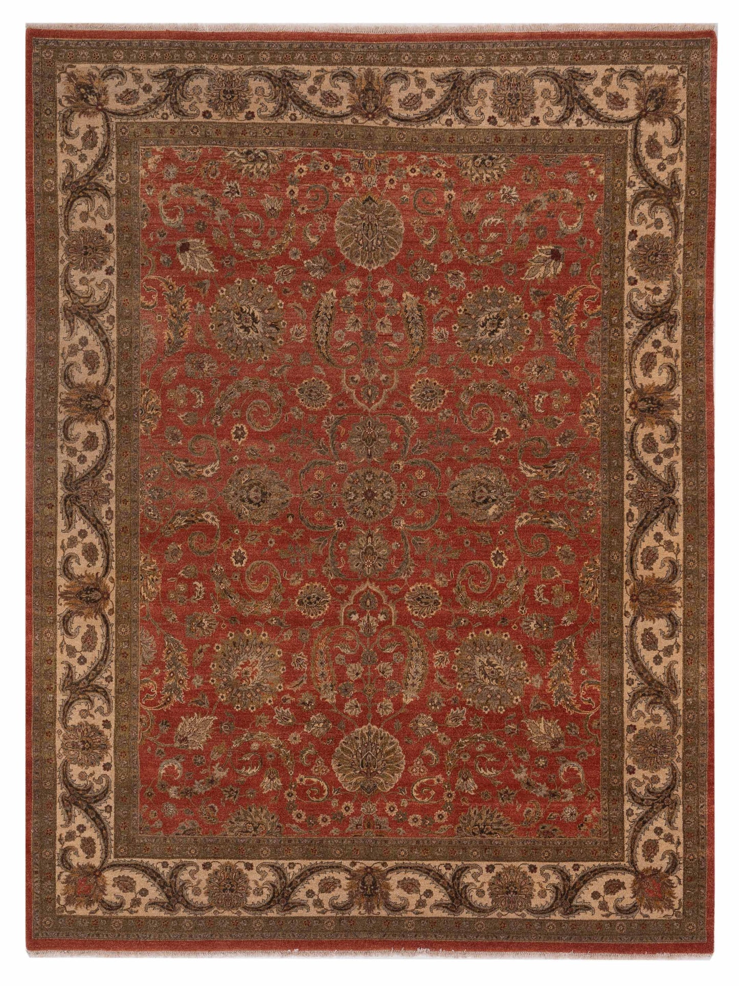 Rajpur Haji Jalili Rust Ivory Transitional