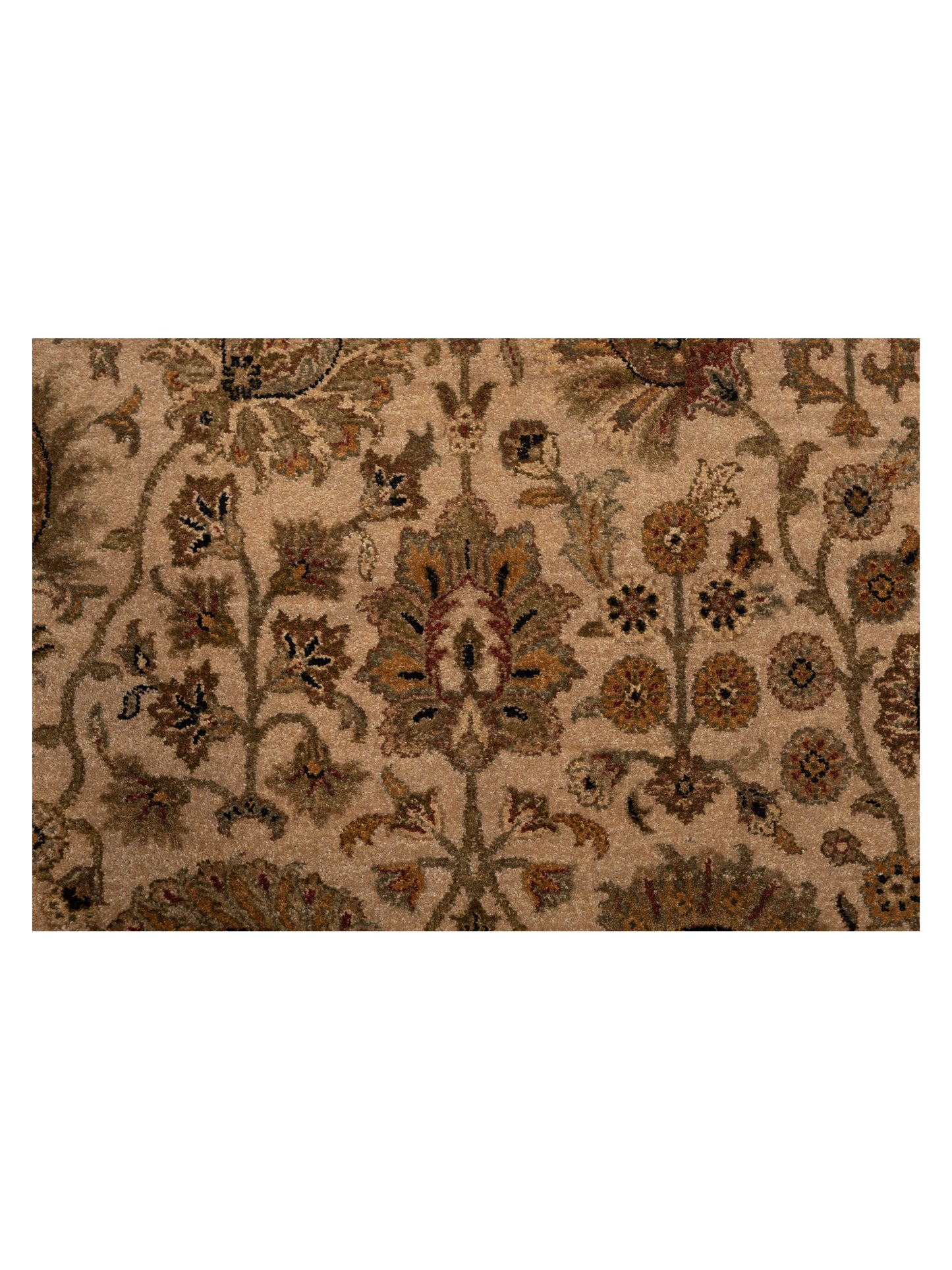 Haji Jalili 111275 Beige Brown 6.4x9.10 Hand Knotted Rug