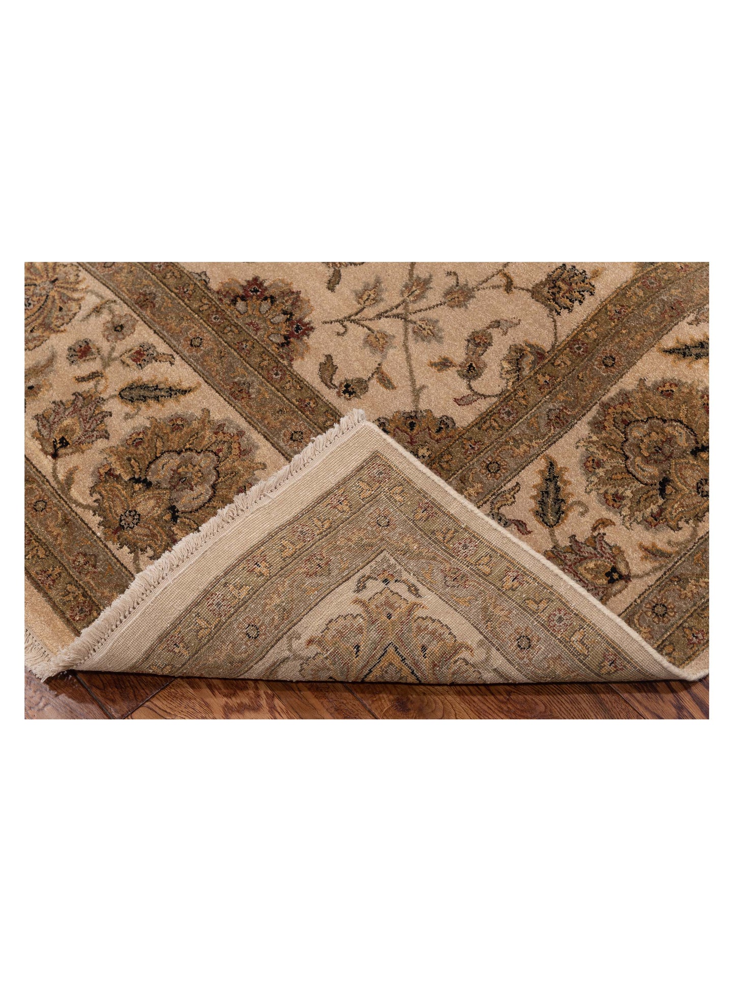 Haji Jalili 111276 Beige Beige 6.1x9.6 Hand Knotted Rug