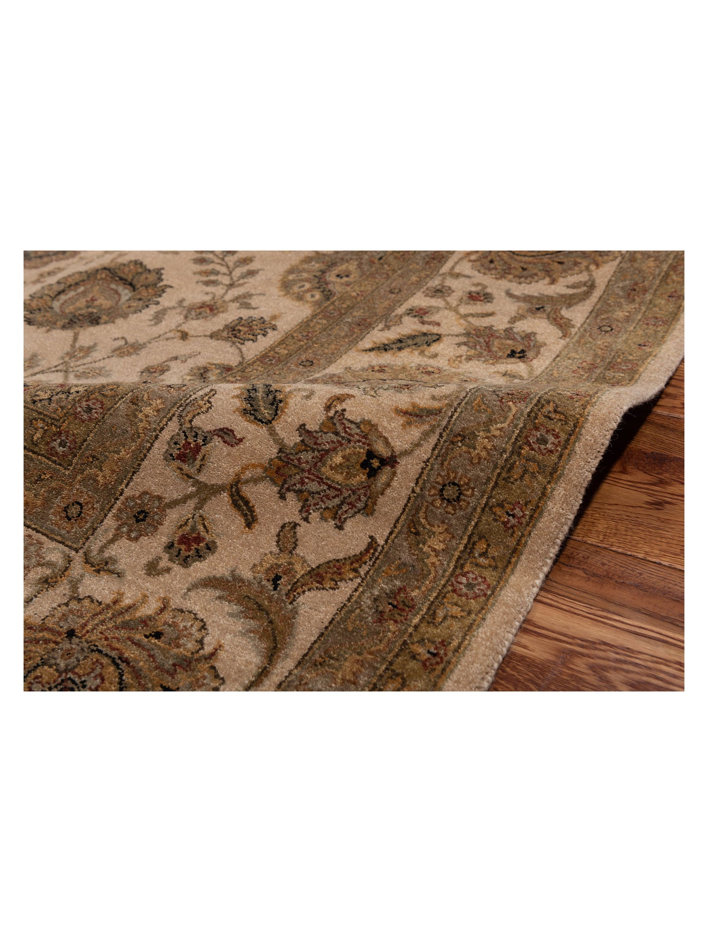 Haji Jalili 111276 Beige Beige 6.1x9.6 Hand Knotted Rug