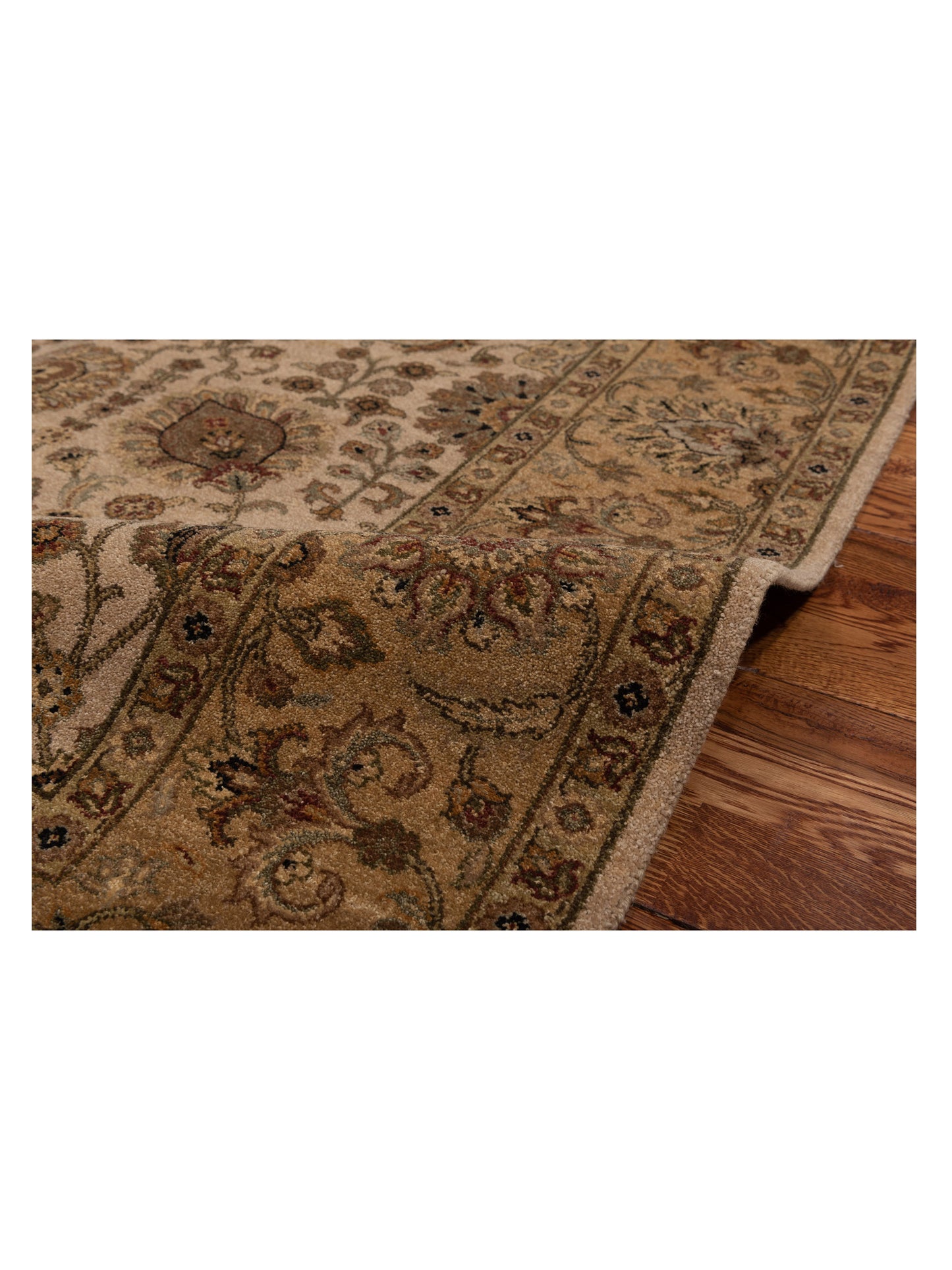 Haji Jalili 111280 Beige Gold 6.1x8.5 Hand Knotted Rug