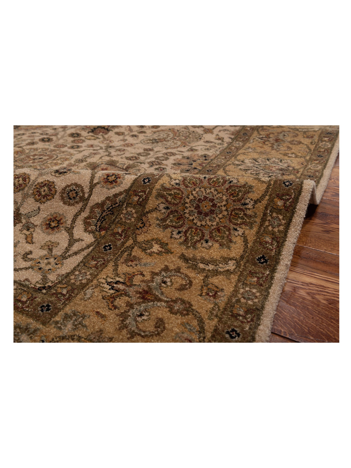Haji Jalili 111281 Beige Gold 6.1x8.6 Hand Knotted Rug