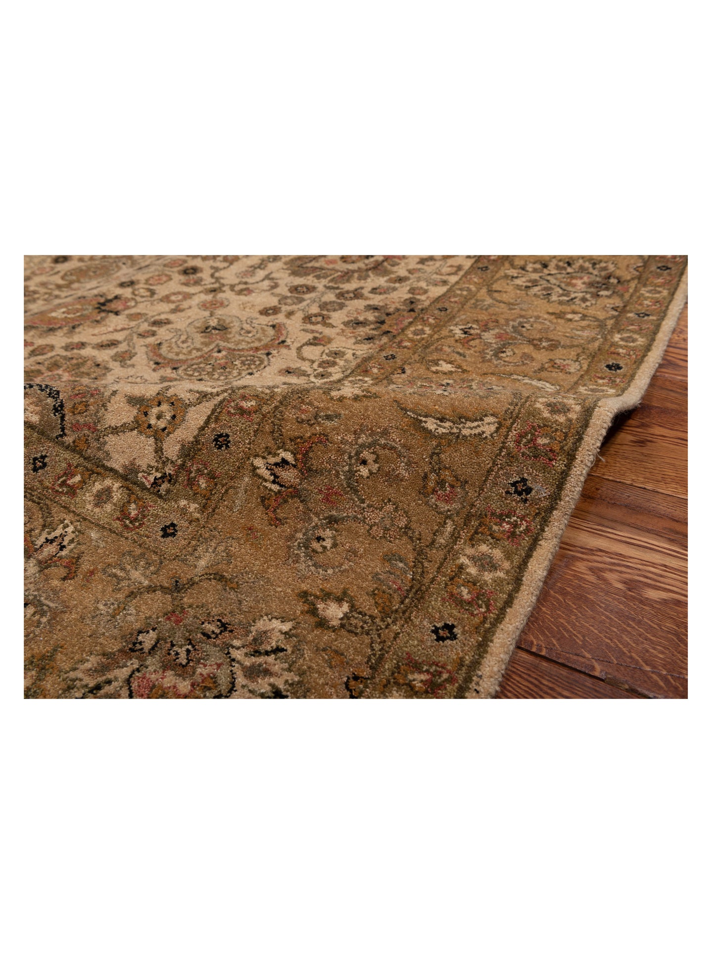 Haji Jalili 111283 Beige Gold 6x8.9 Hand Knotted Rug