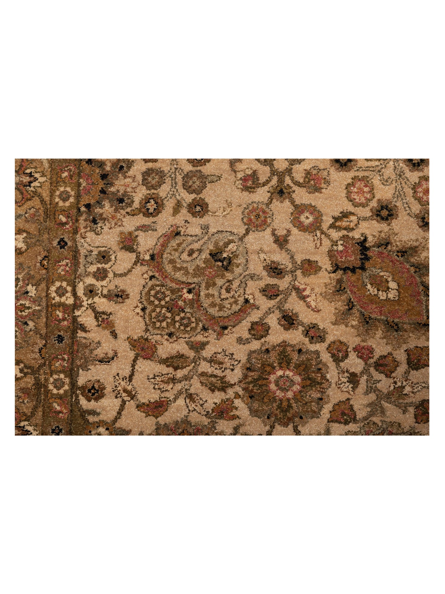 Haji Jalili 111283 Beige Gold 6x8.9 Hand Knotted Rug