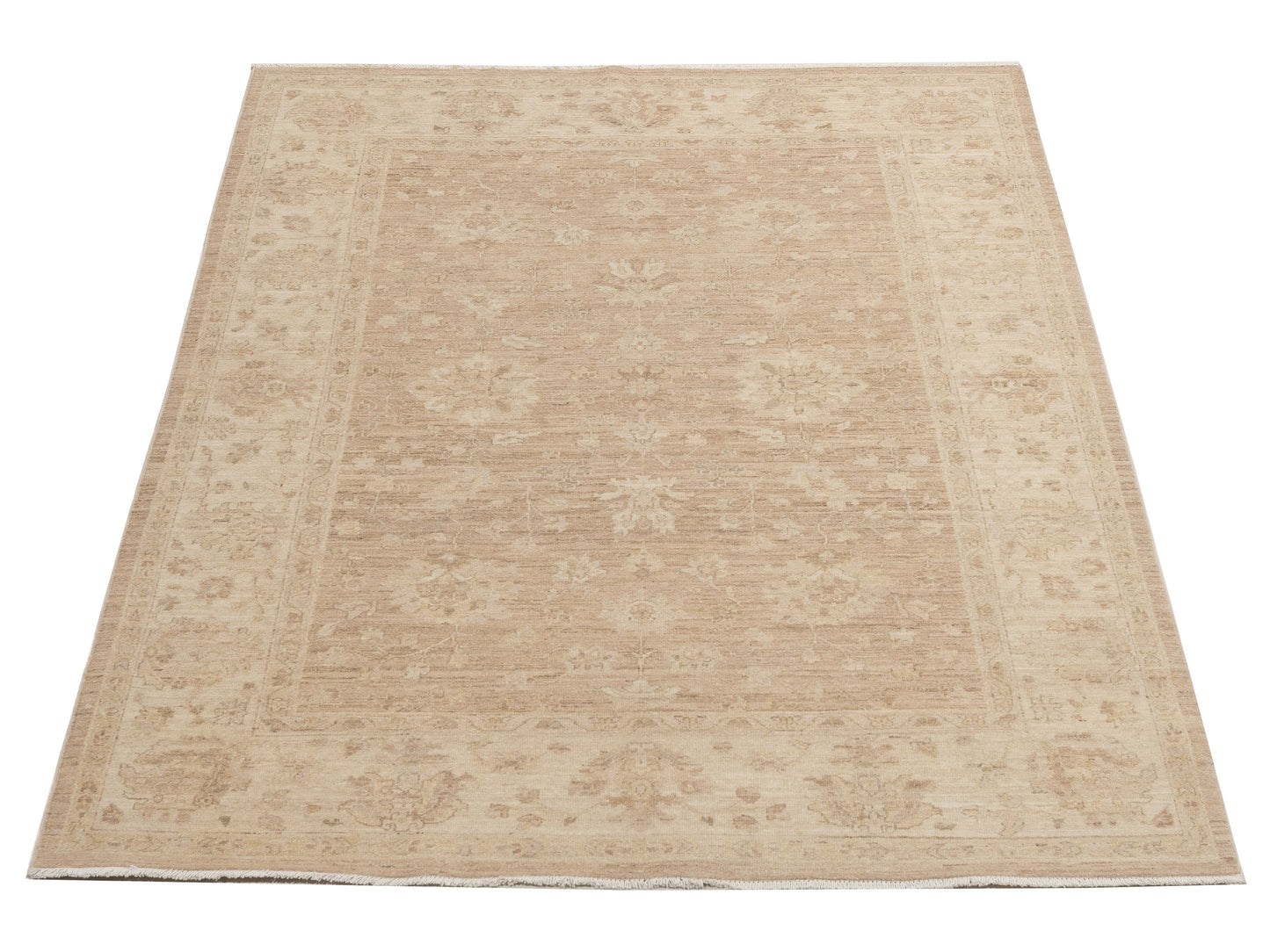 Haji Jalili 111346 Beige Cream 6.2x9.6 Hand Knotted Rug