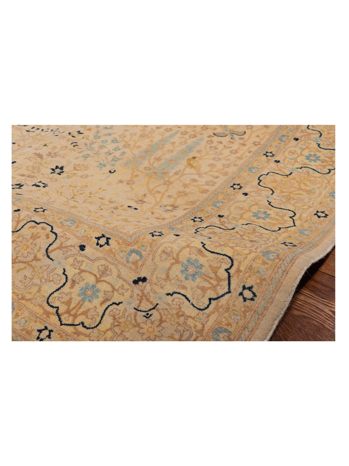 Haji Jalili 111354 Beige Beige 6.2x8.7 Hand Knotted Rug