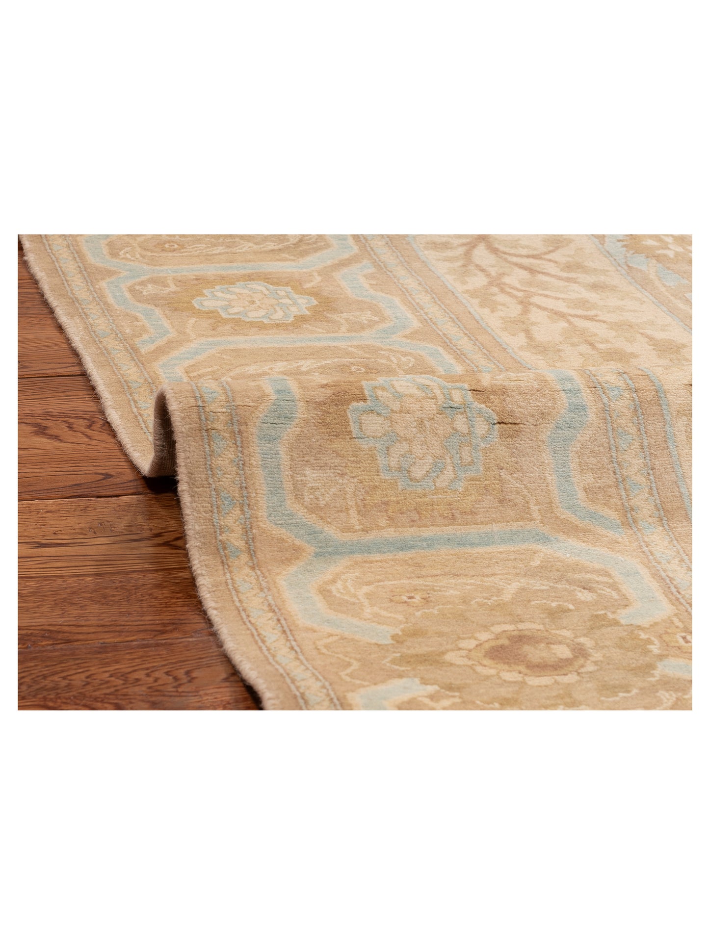 Haji Jalili 111360 Light Brown Light Brown 6.2x9.5 Hand Knotted Rug