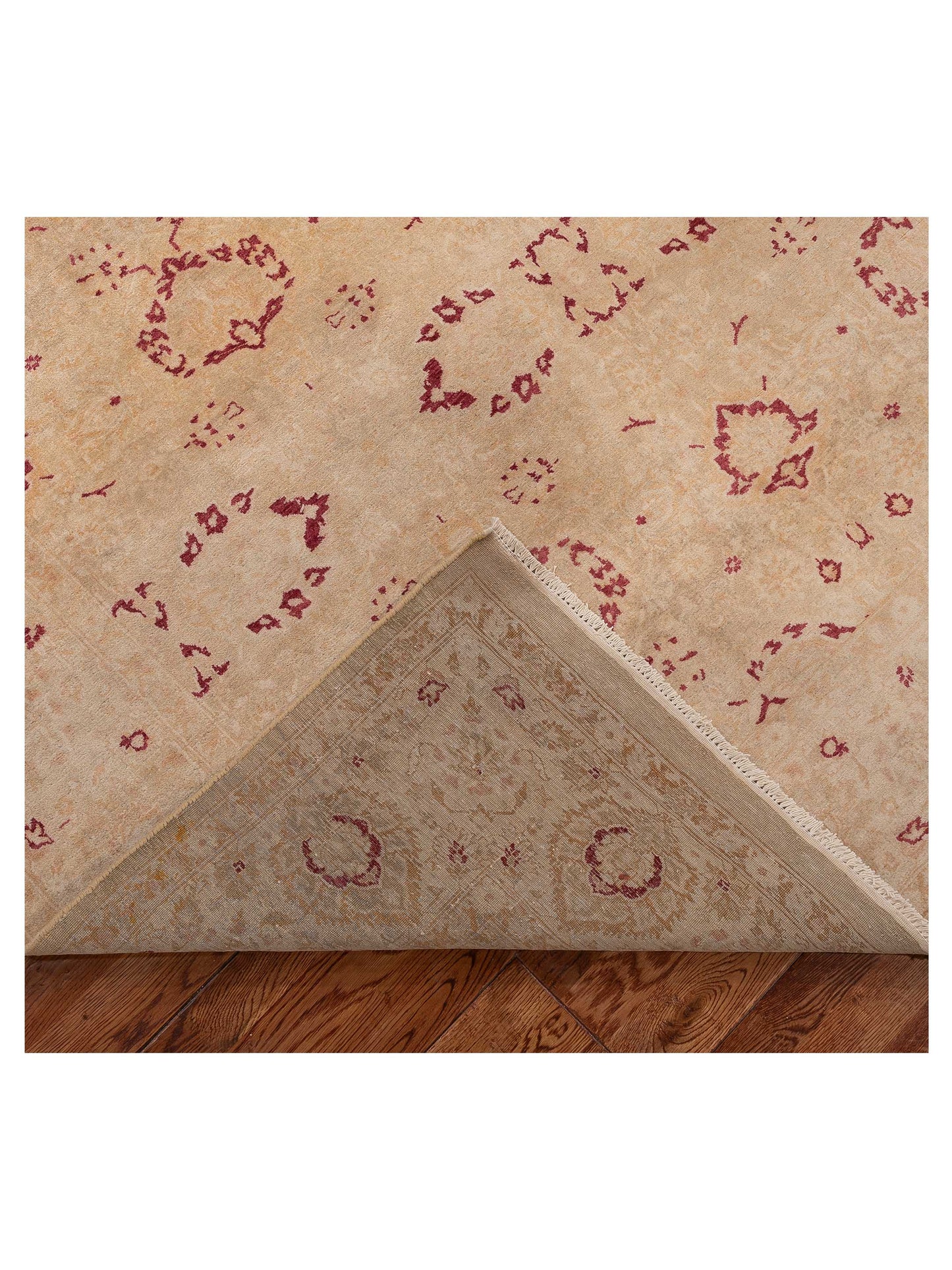Haji Jalili 111361 Lemon Yellow Lemon Yellow 5.2x9 Hand Knotted Rug