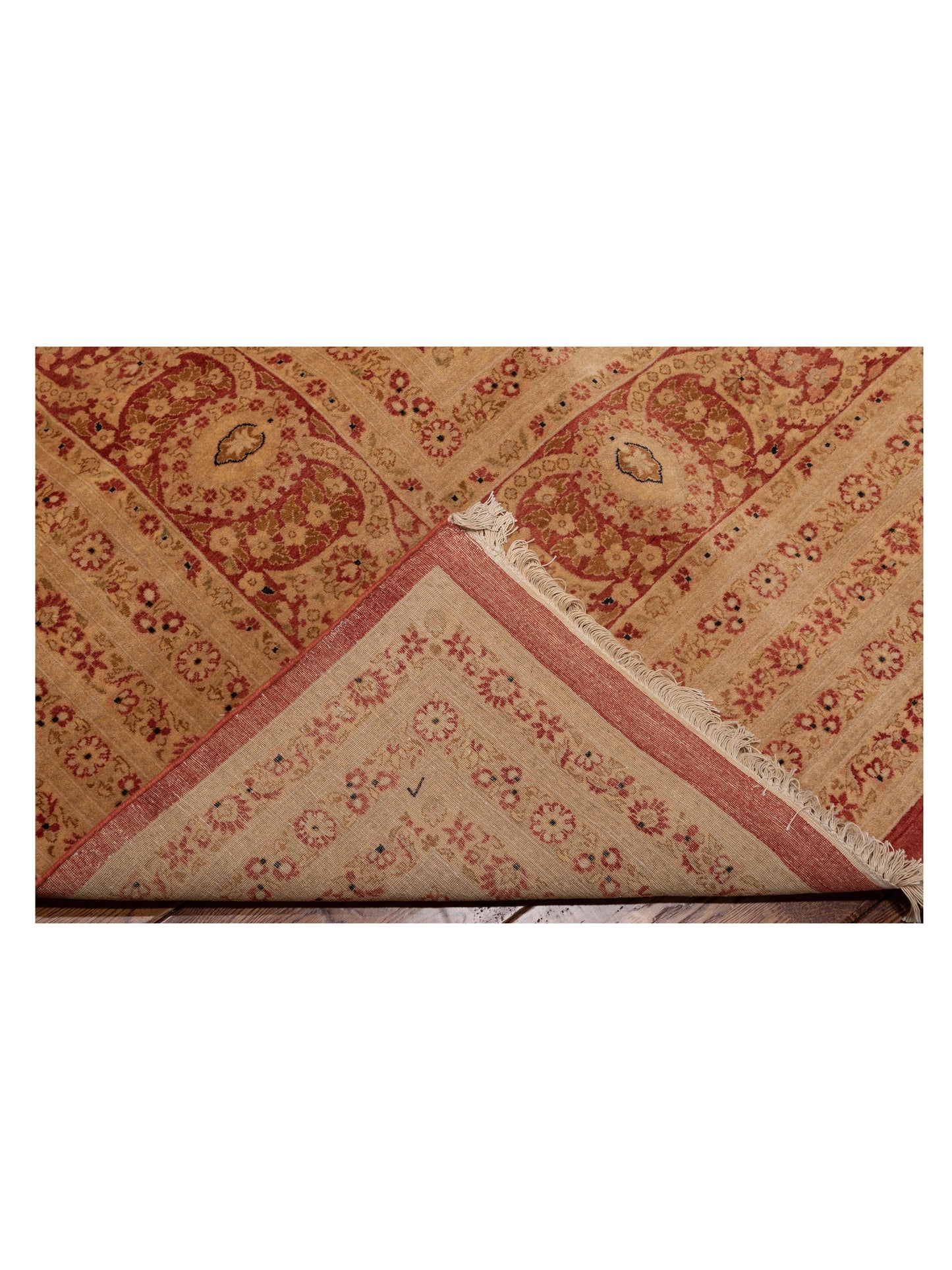 Haji Jalili 111368 Rust Cream 12x15.3 Hand Knotted Rug