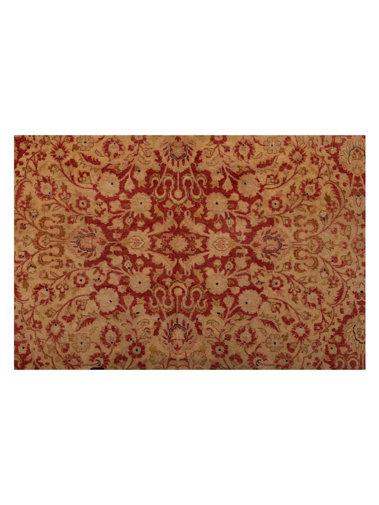Haji Jalili 111368 Rust Cream 12x15.3 Hand Knotted Rug