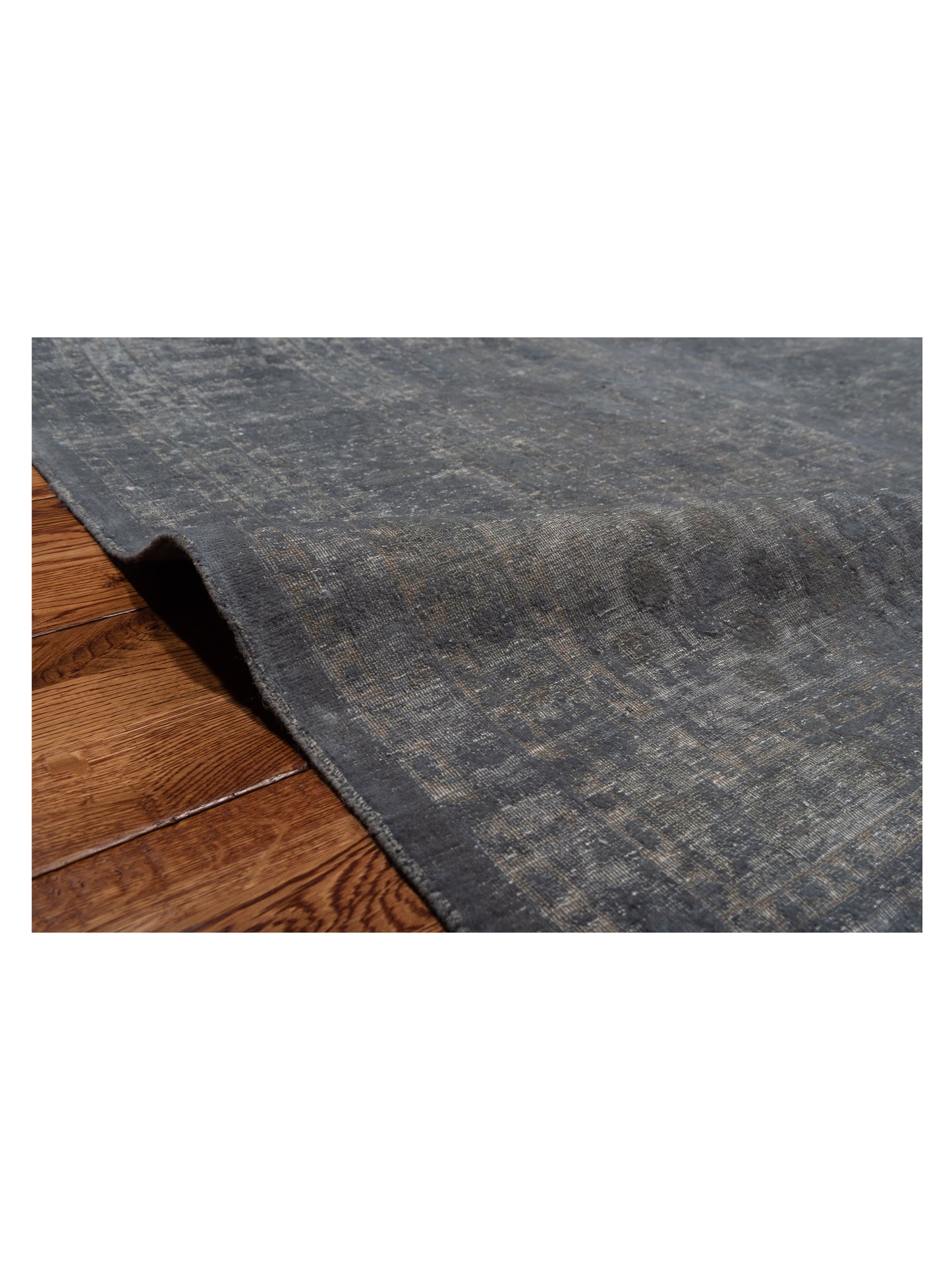 Vintage 111377 Gray Gray 10.1x13.11 Hand Knotted Rug