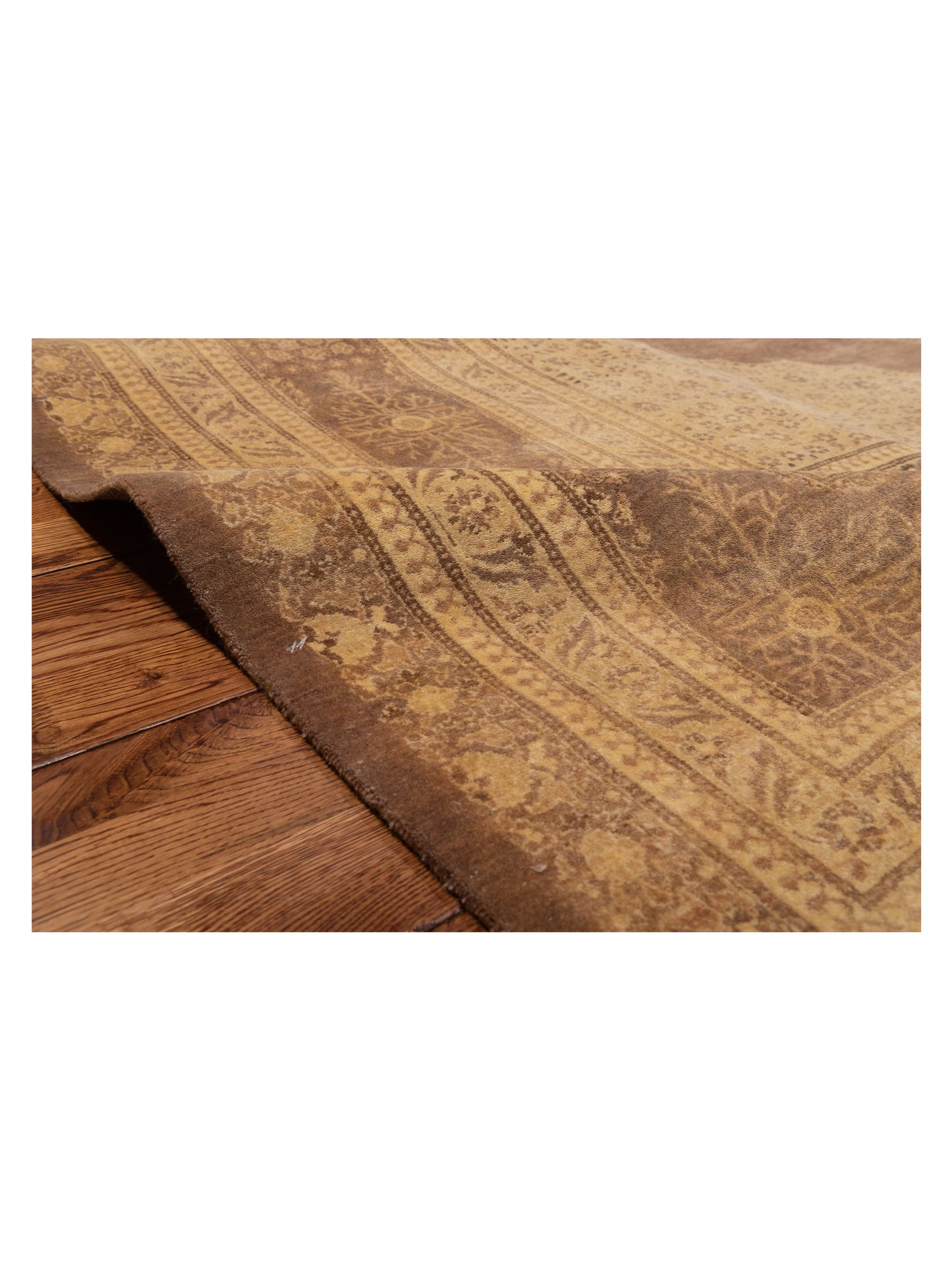 Haji Jalili 111393 Brown Brown 8.3x10 Hand Knotted Rug