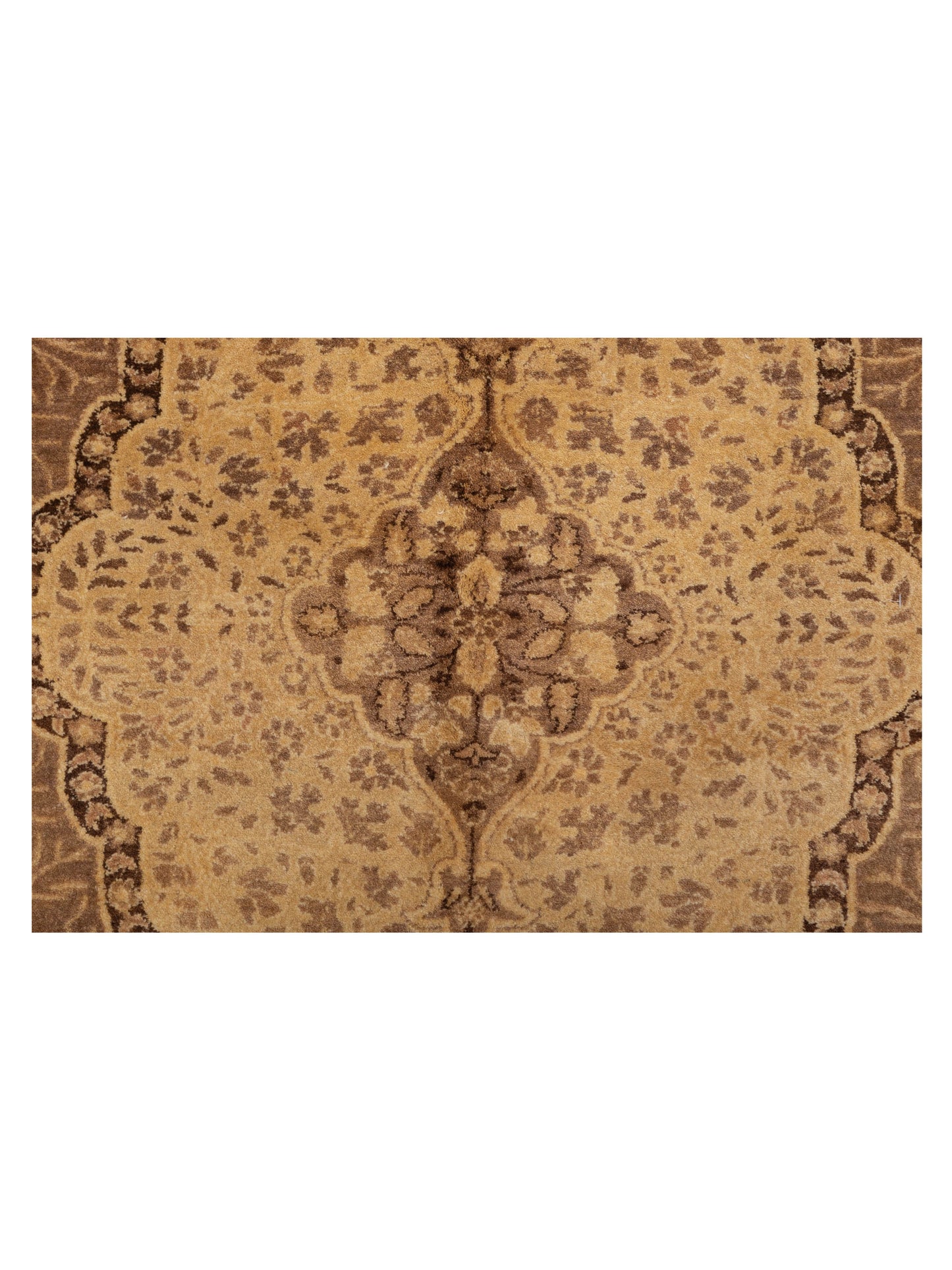 Haji Jalili 111393 Brown Brown 8.3x10 Hand Knotted Rug