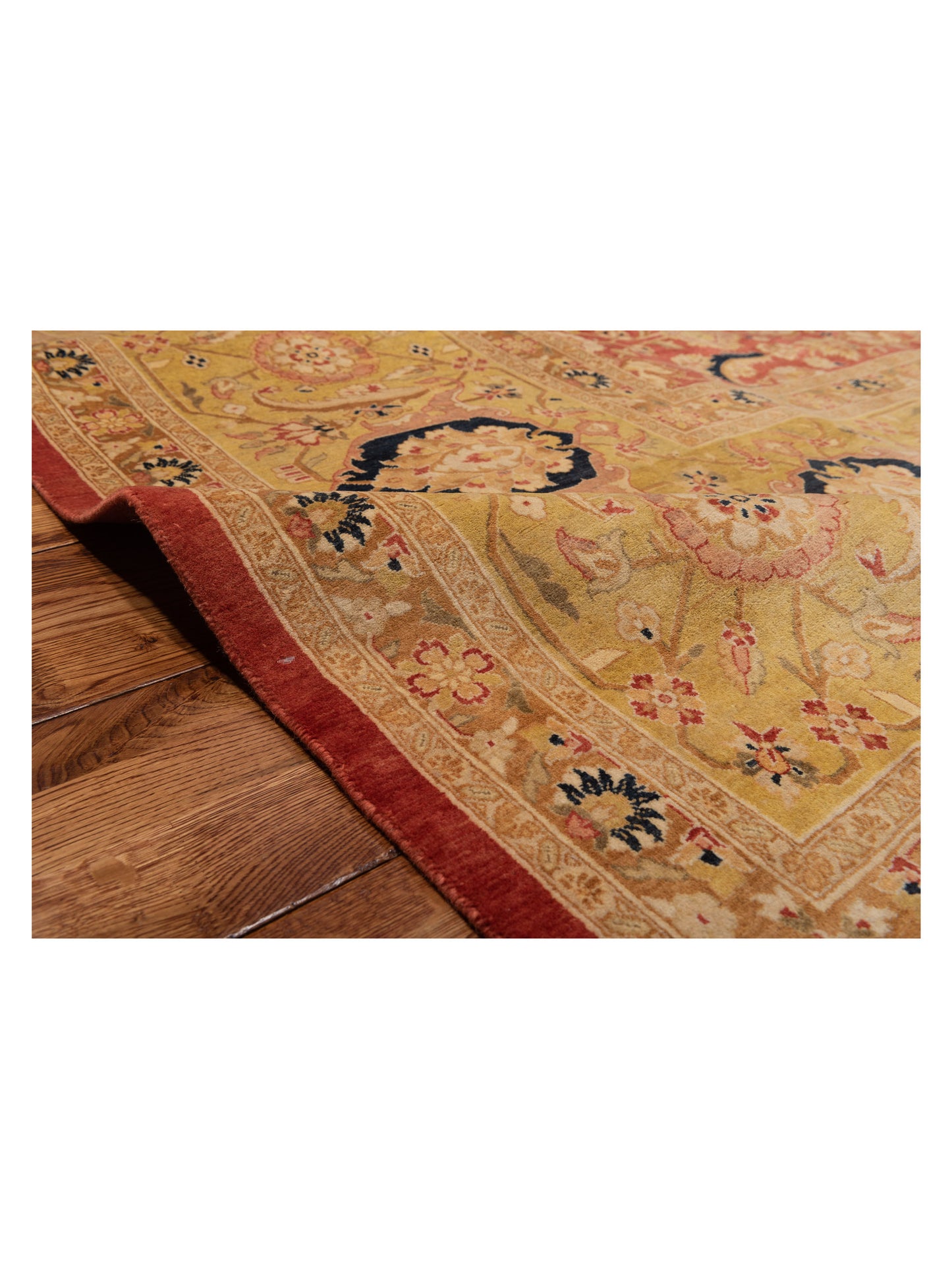 Haji Jalili 111409 Rust Gold 8.2x10.8 Hand Knotted Rug