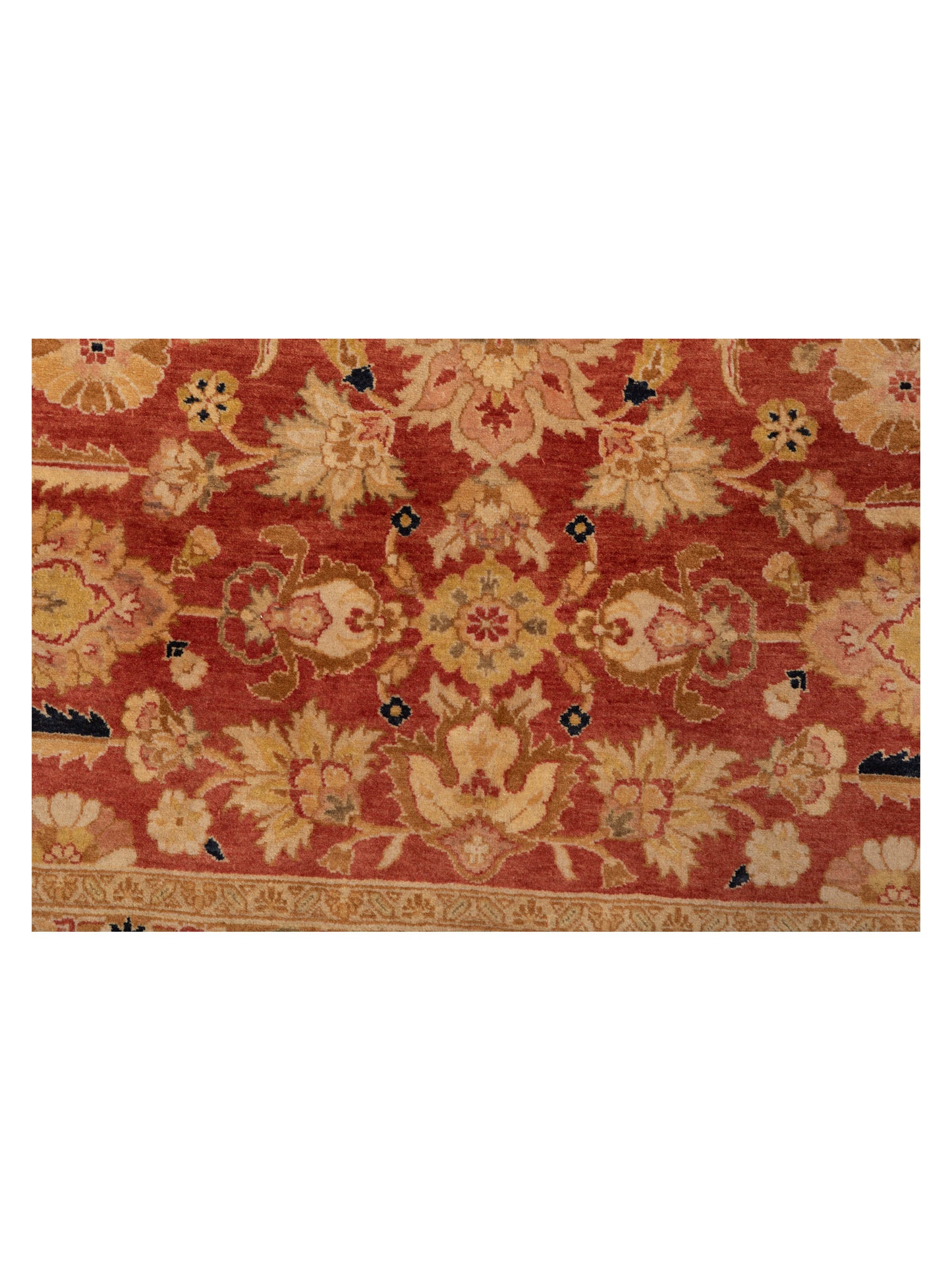 Haji Jalili 111409 Rust Gold 8.2x10.8 Hand Knotted Rug